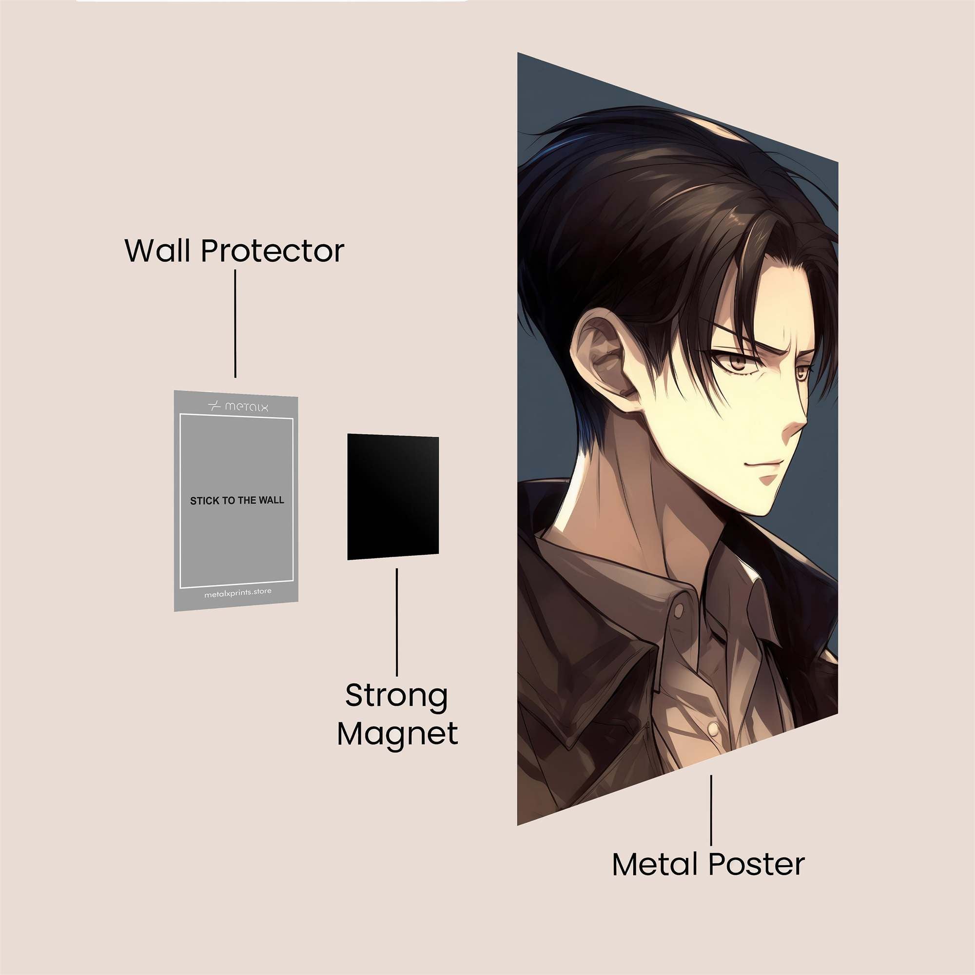 Levi Resolute Safe Wall Magnetic / M