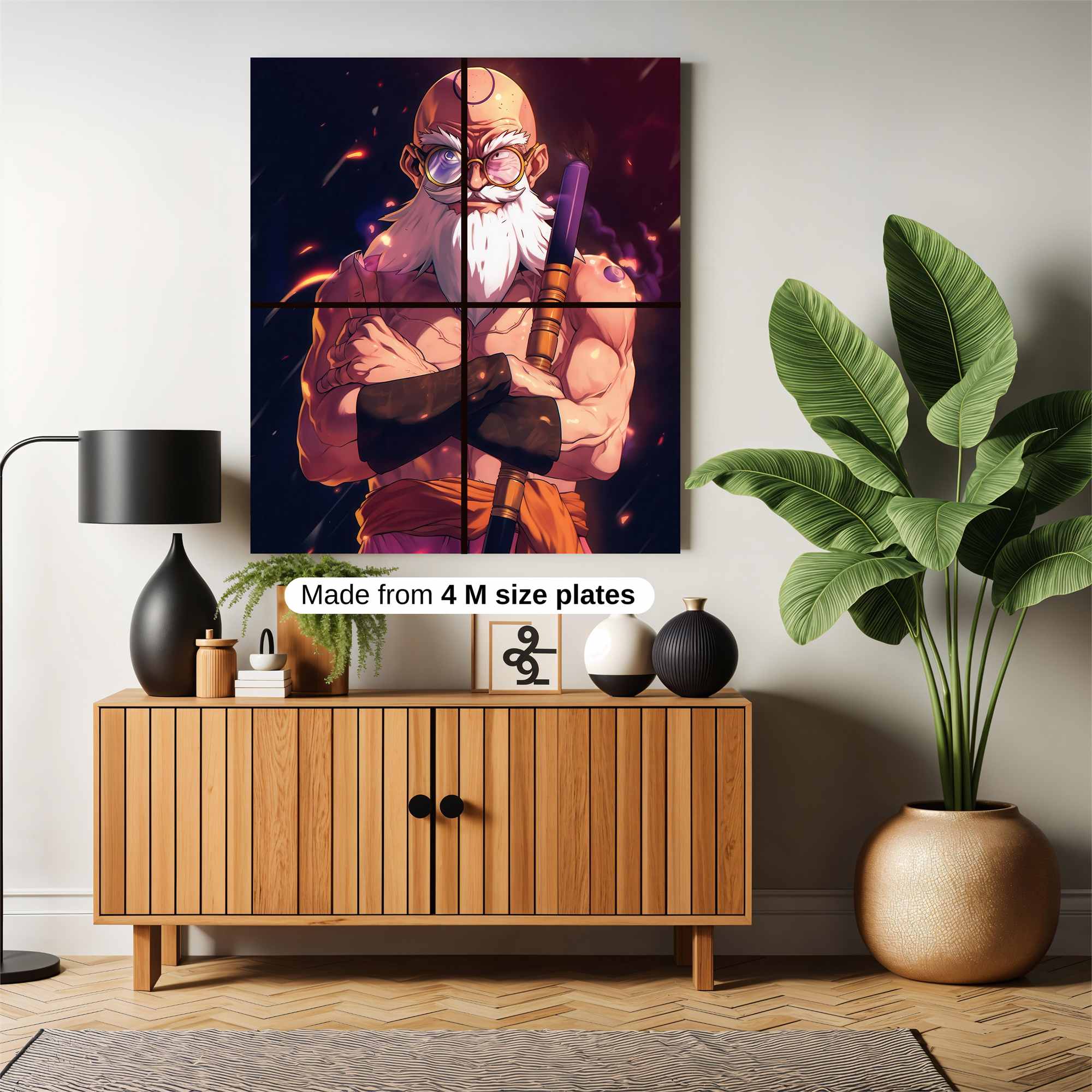 Master Roshi - Zenful Safe Wall Magnetic / M