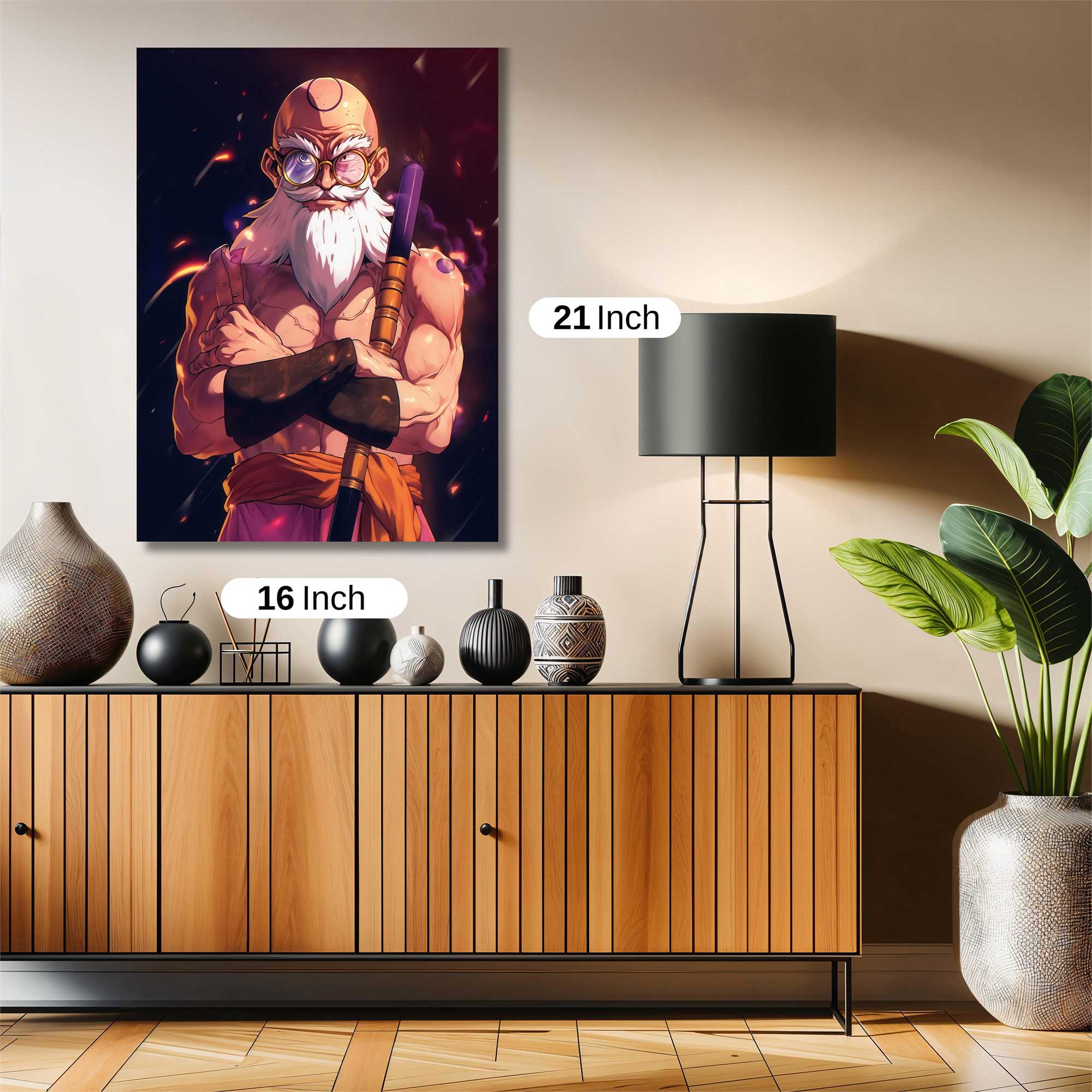 Master Roshi - Zenful Safe Wall Magnetic / M