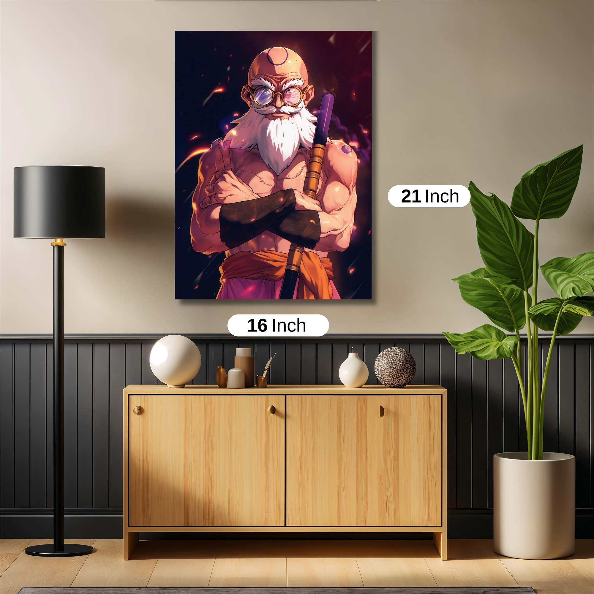 Master Roshi - Zenful Safe Wall Magnetic / M