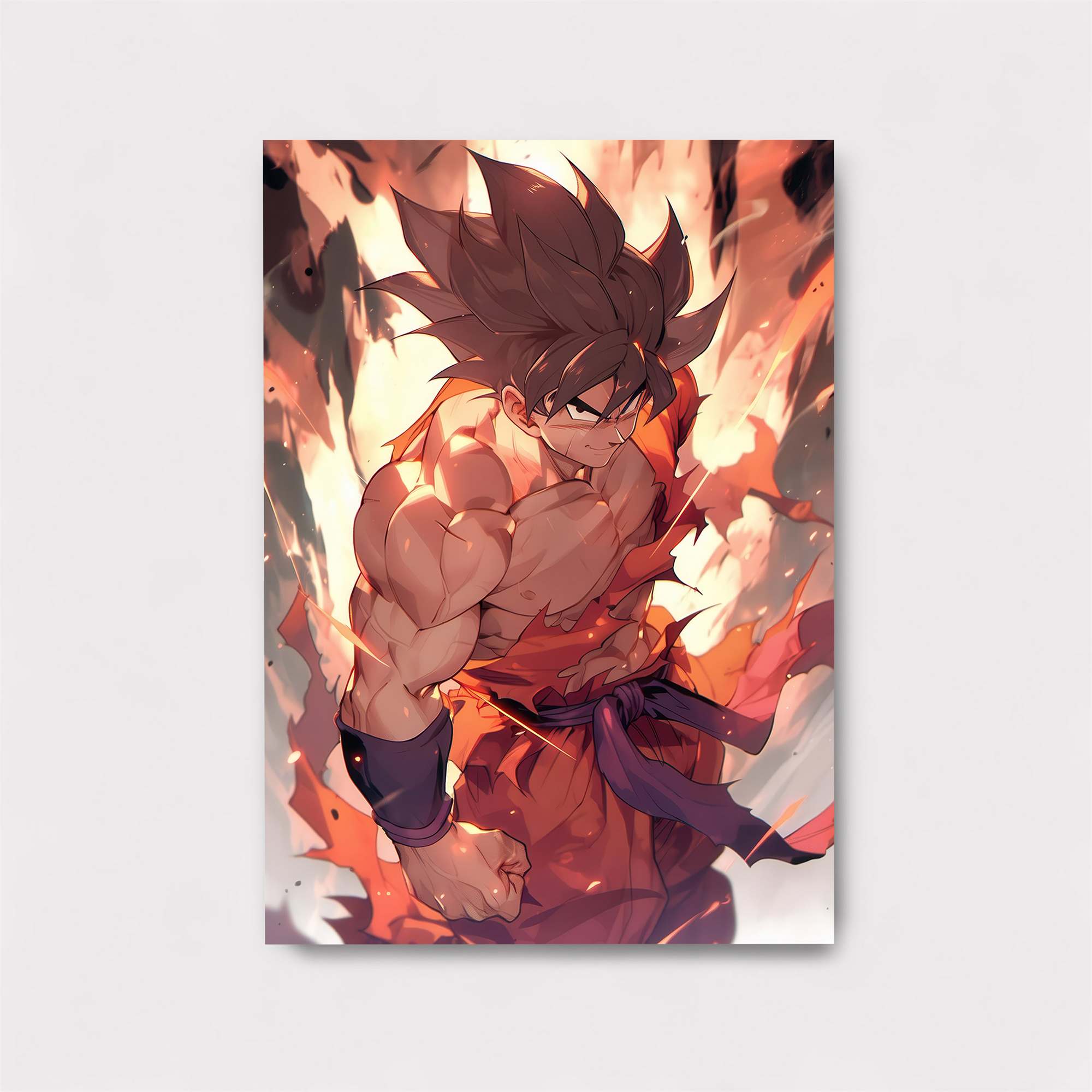 Goku Fiery Safe Wall Magnetic / M