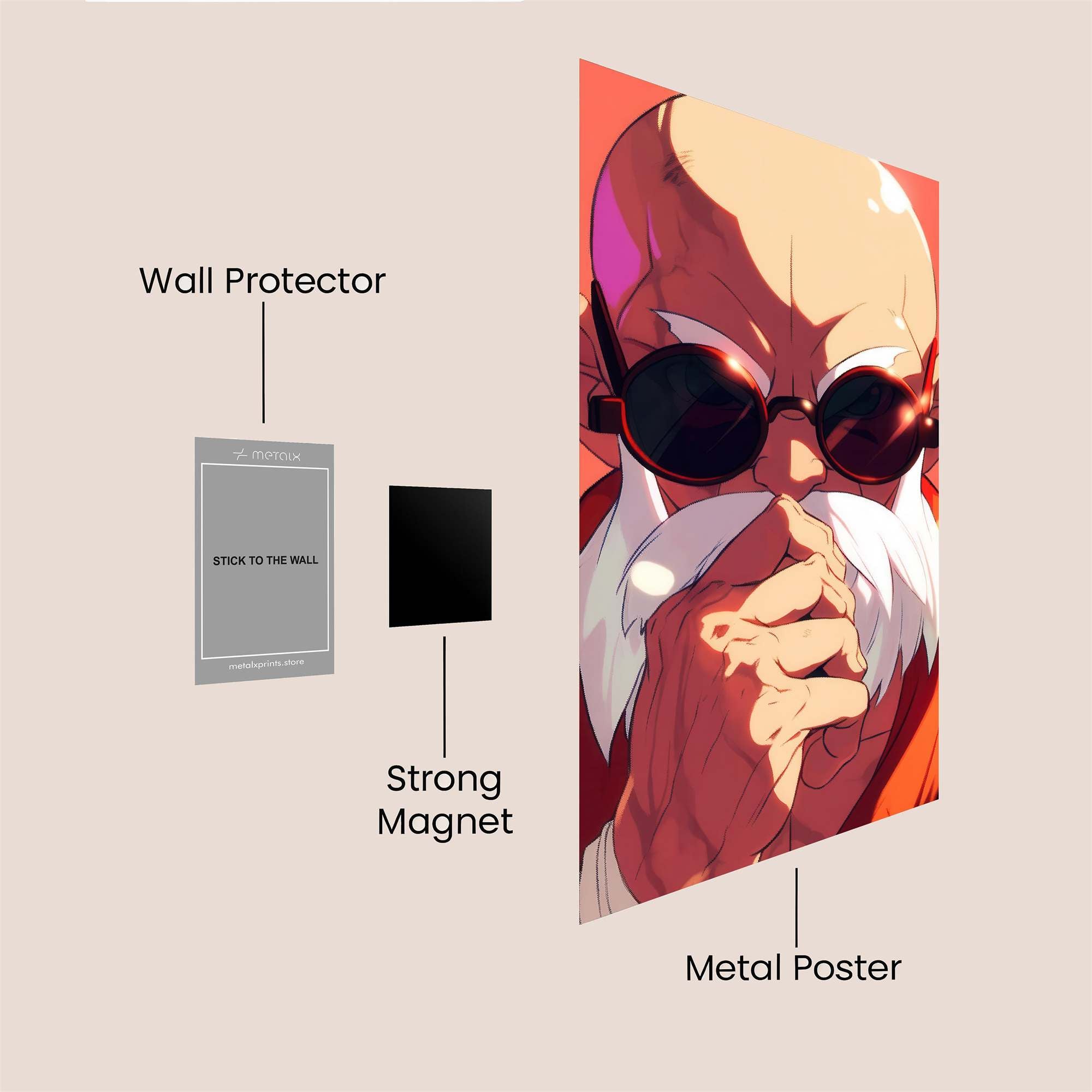 Masterful Zen Safe Wall Magnetic / M