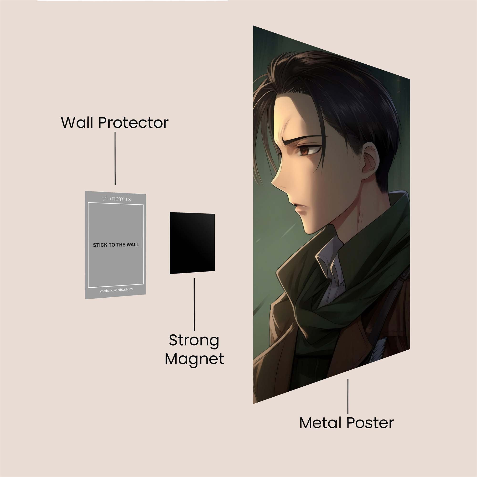 Levi Resolute Safe Wall Magnetic / M