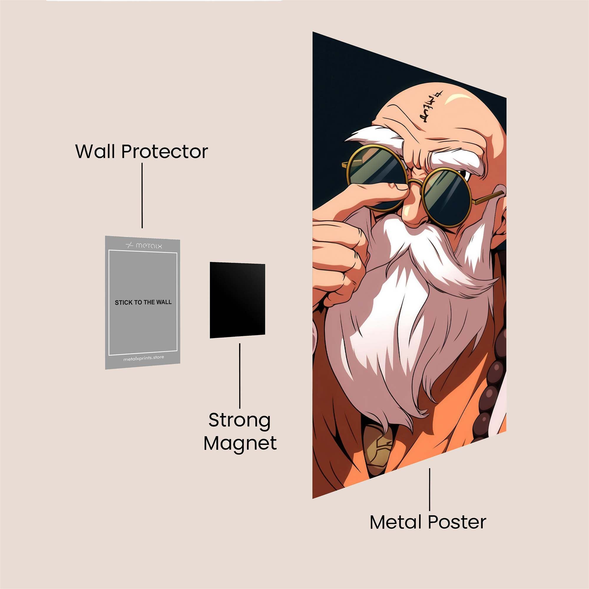 Masterful Zen Safe Wall Magnetic / M