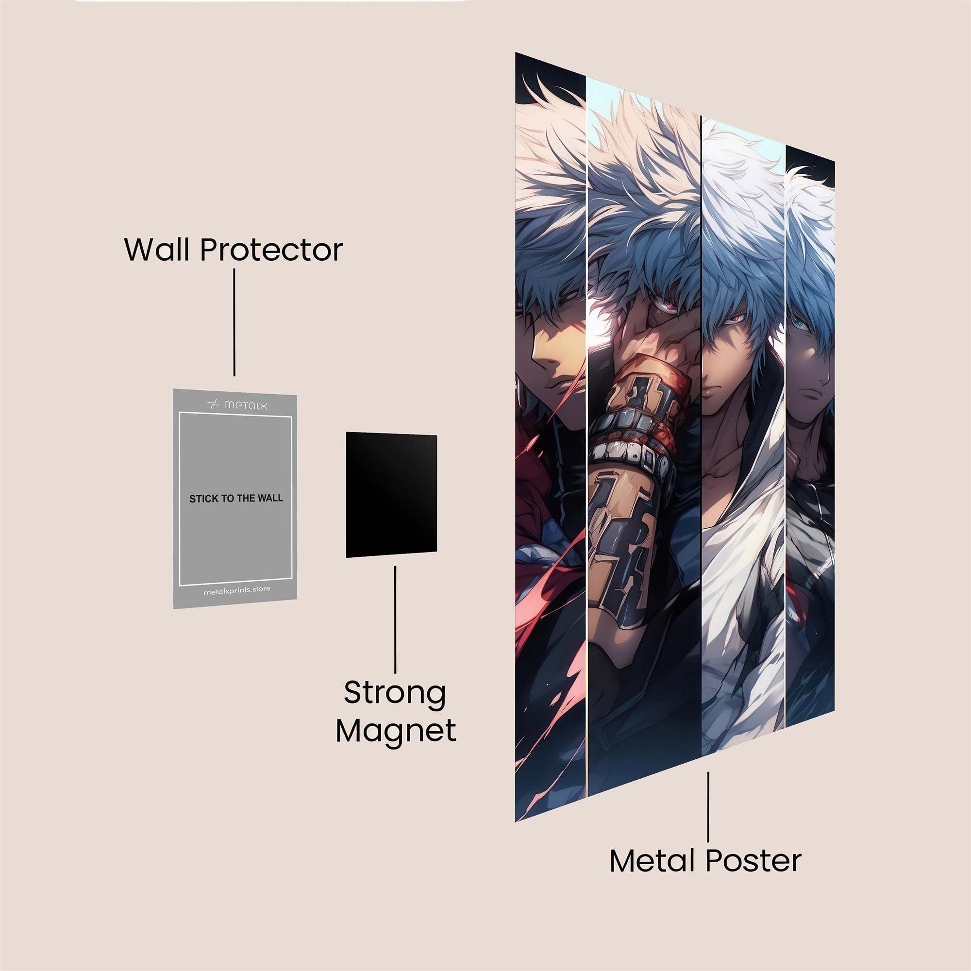 Gintoki Tranquil Safe Wall Magnetic / M