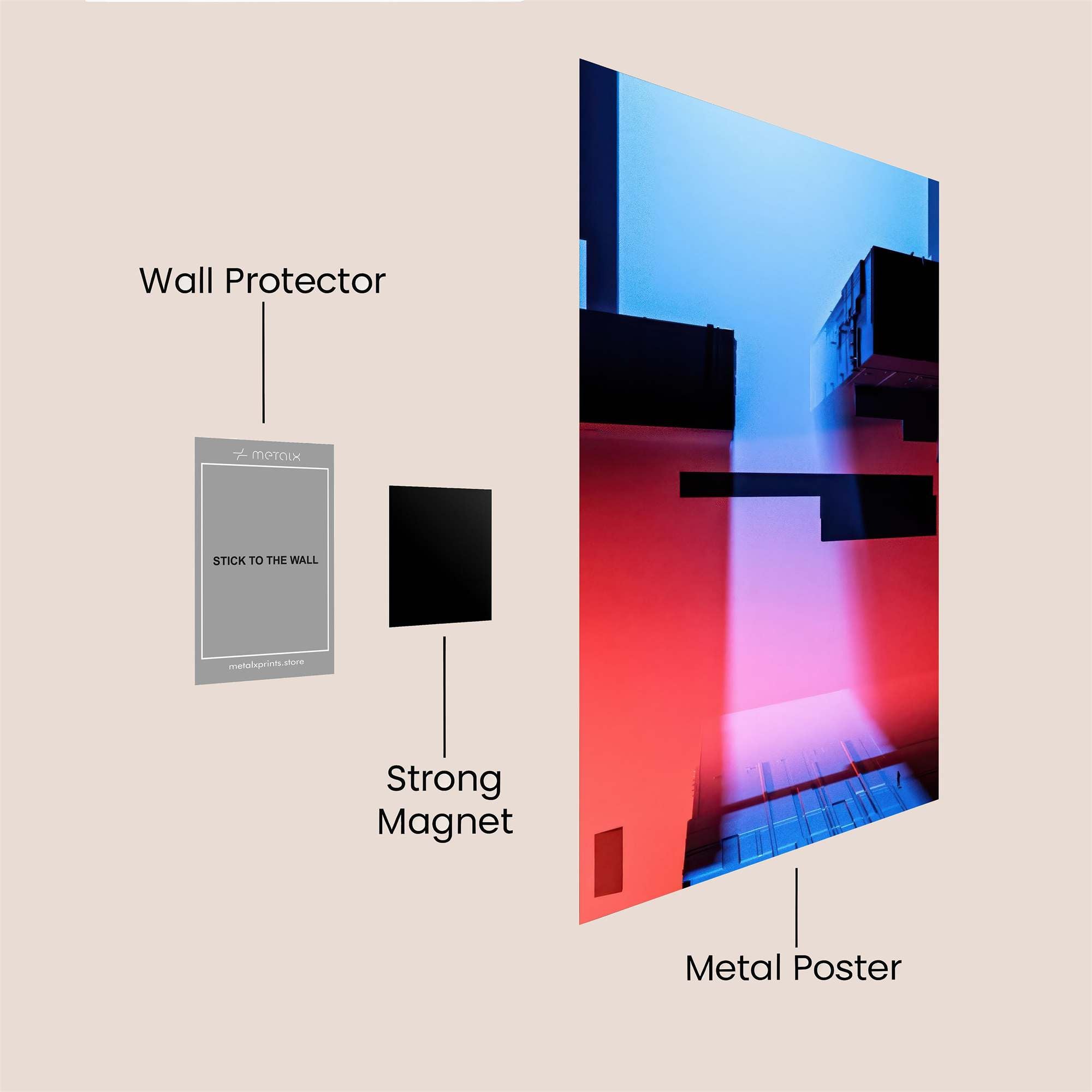 Neon Abyss Safe Wall Magnetic / M