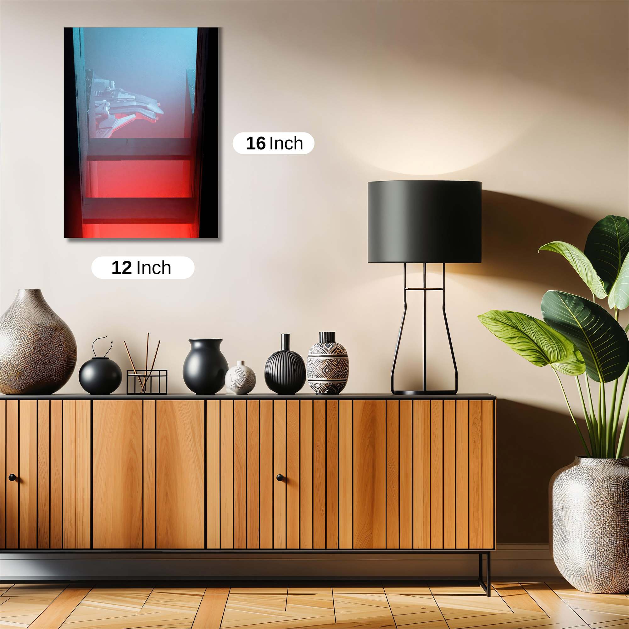 Futuristic Glow Safe Wall Magnetic / M