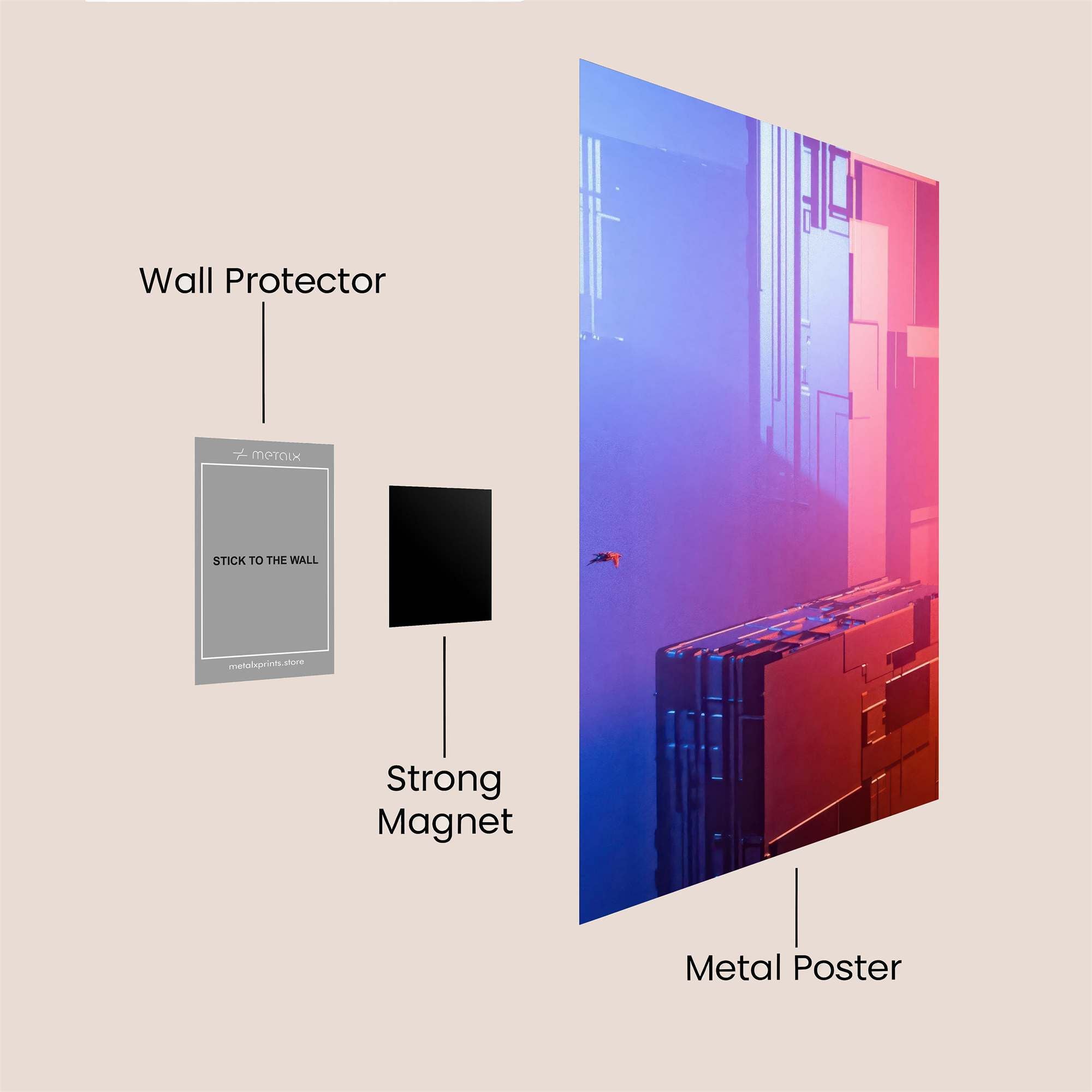 Digital Dawn Safe Wall Magnetic / M