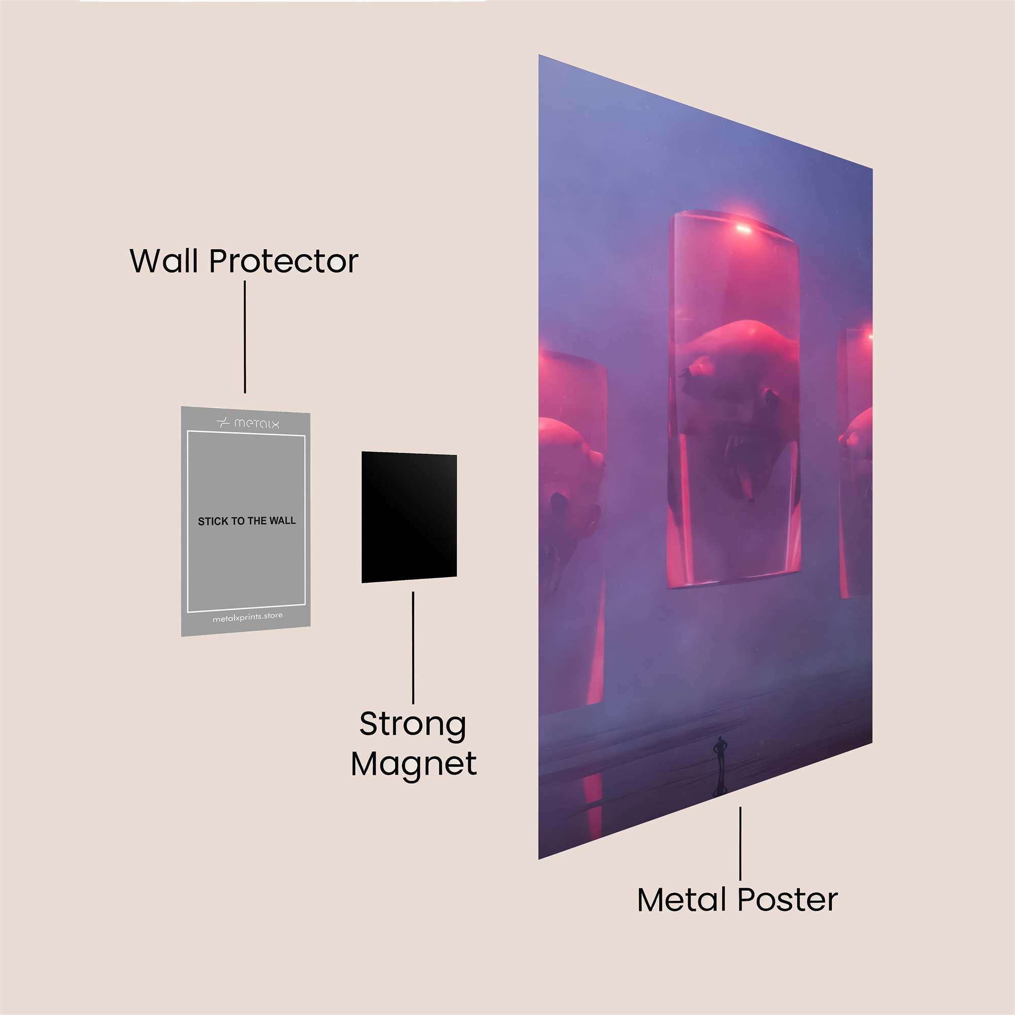 Eerie Ascension Safe Wall Magnetic / M
