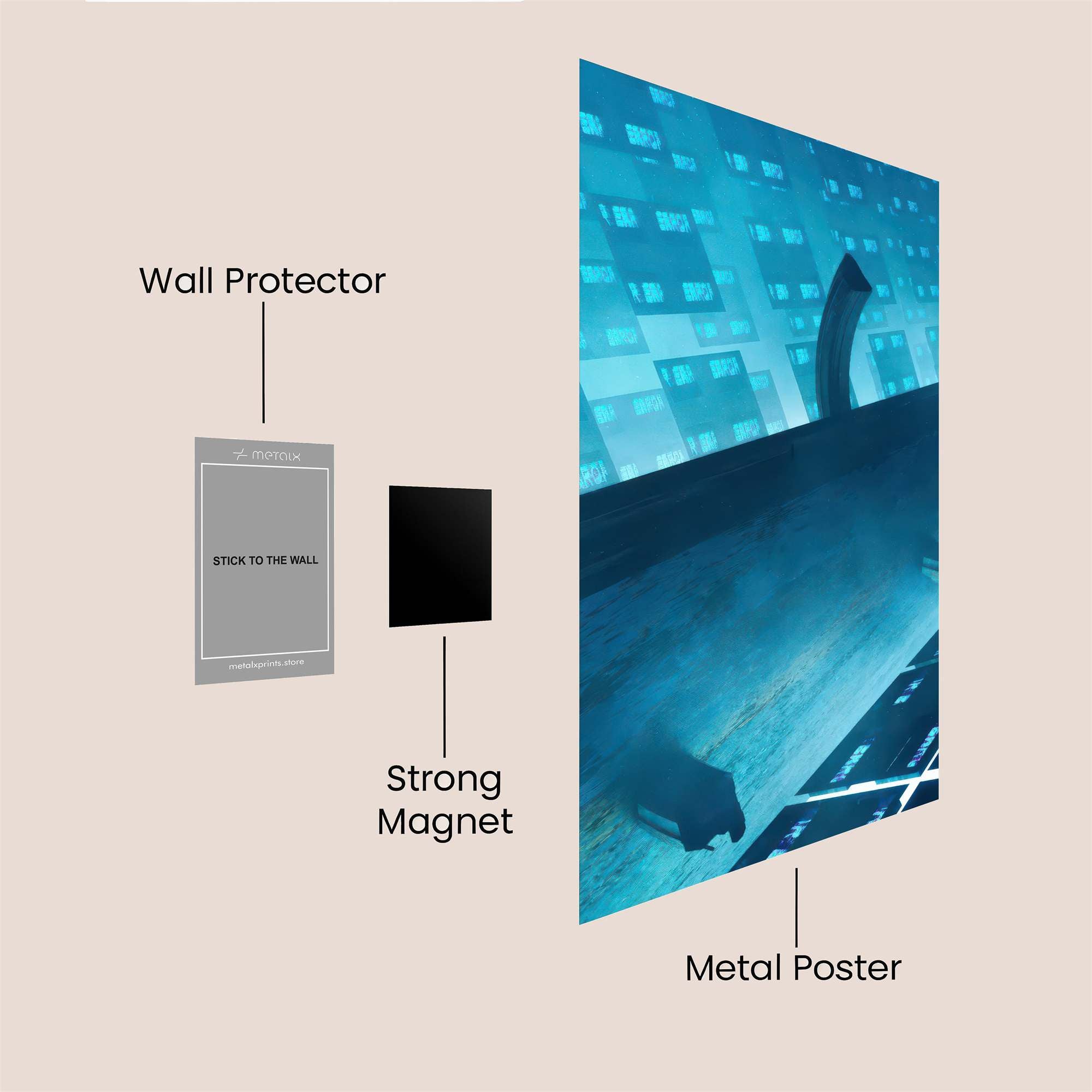 Digital Abyss Safe Wall Magnetic / M