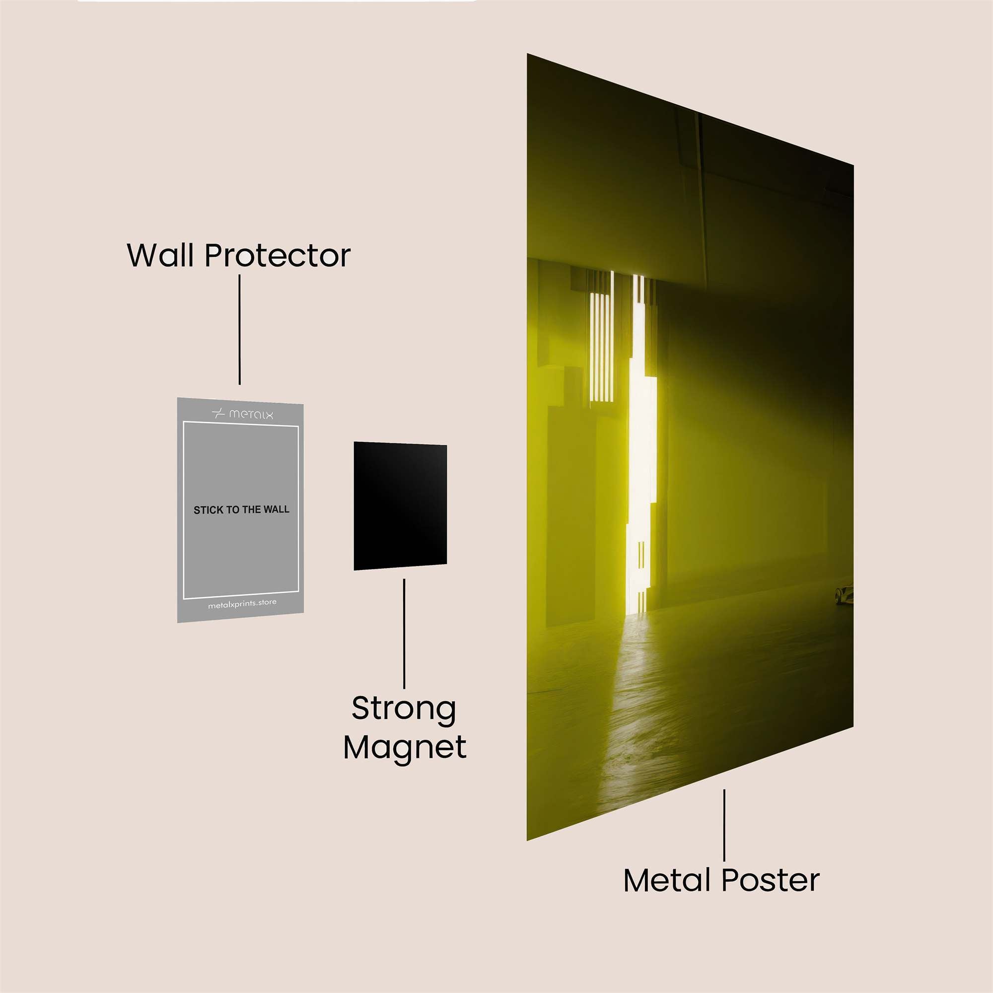 Luminescent Voyage Safe Wall Magnetic / M