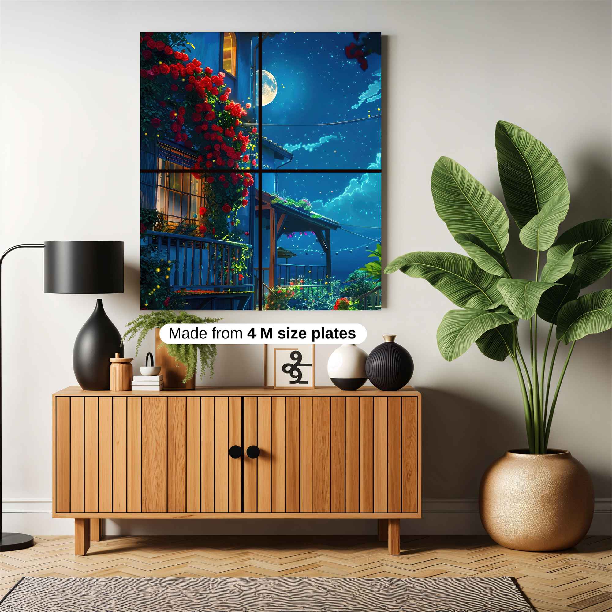 Moonlit Romance Safe Wall Magnetic / M