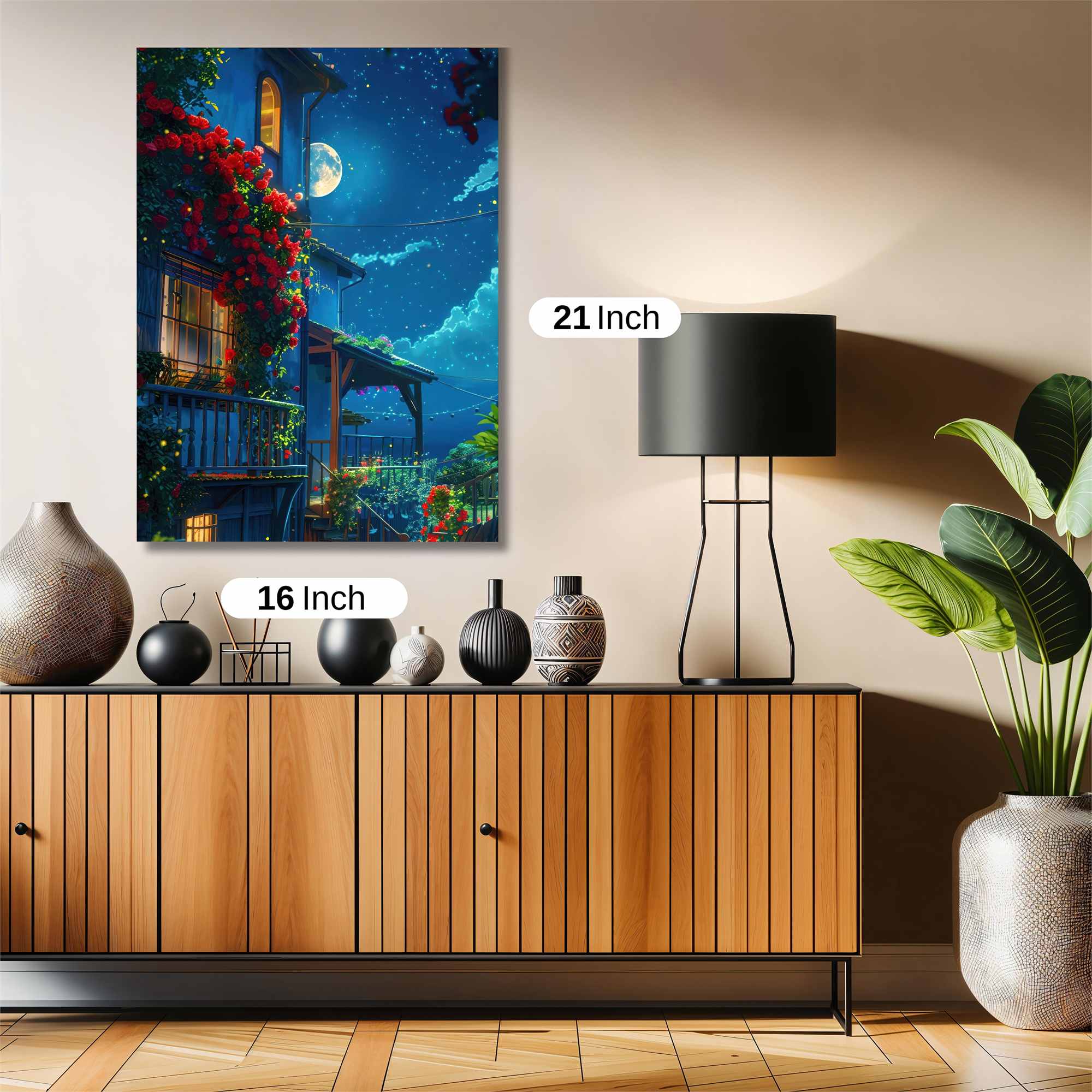 Moonlit Romance Safe Wall Magnetic / M