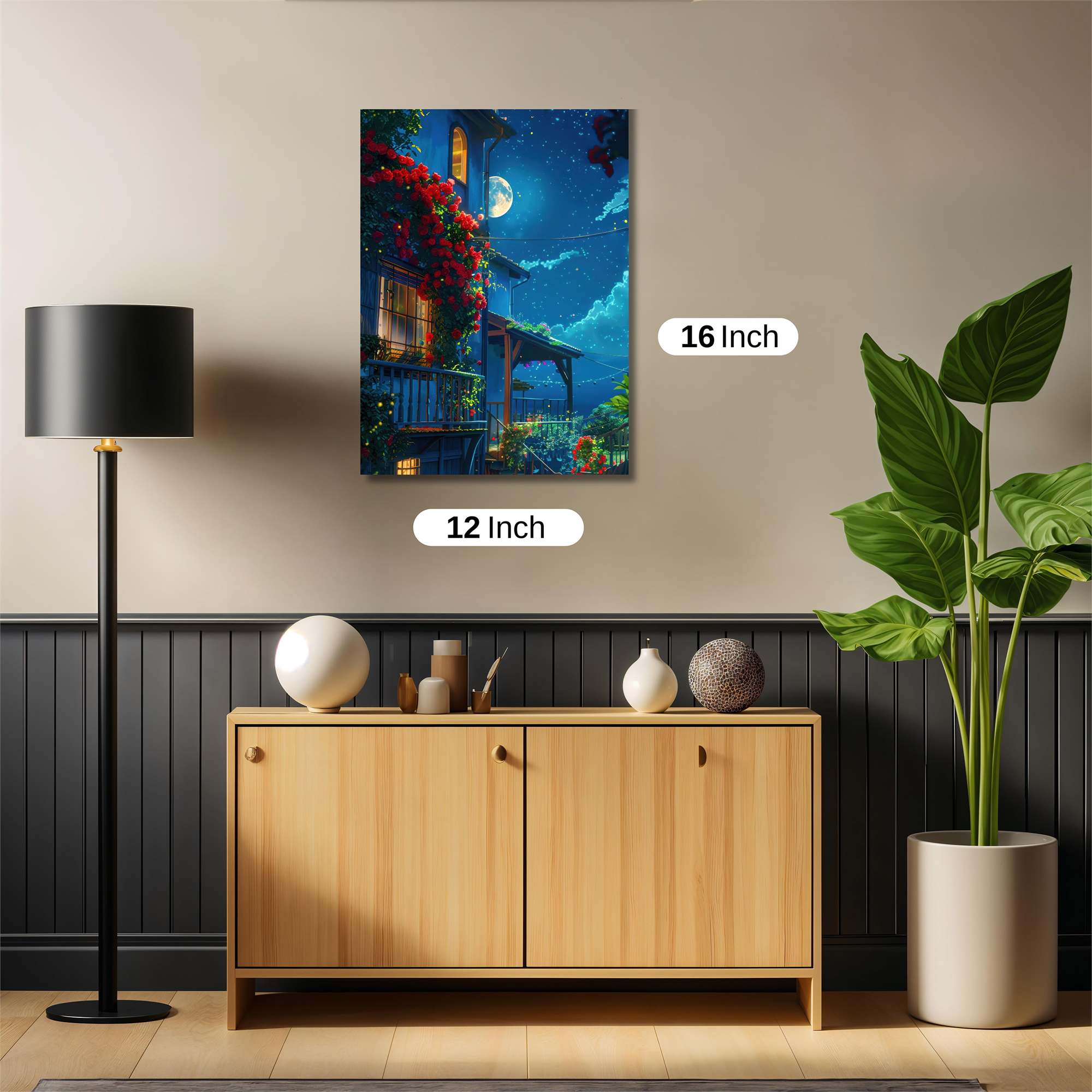 Moonlit Romance Safe Wall Magnetic / M