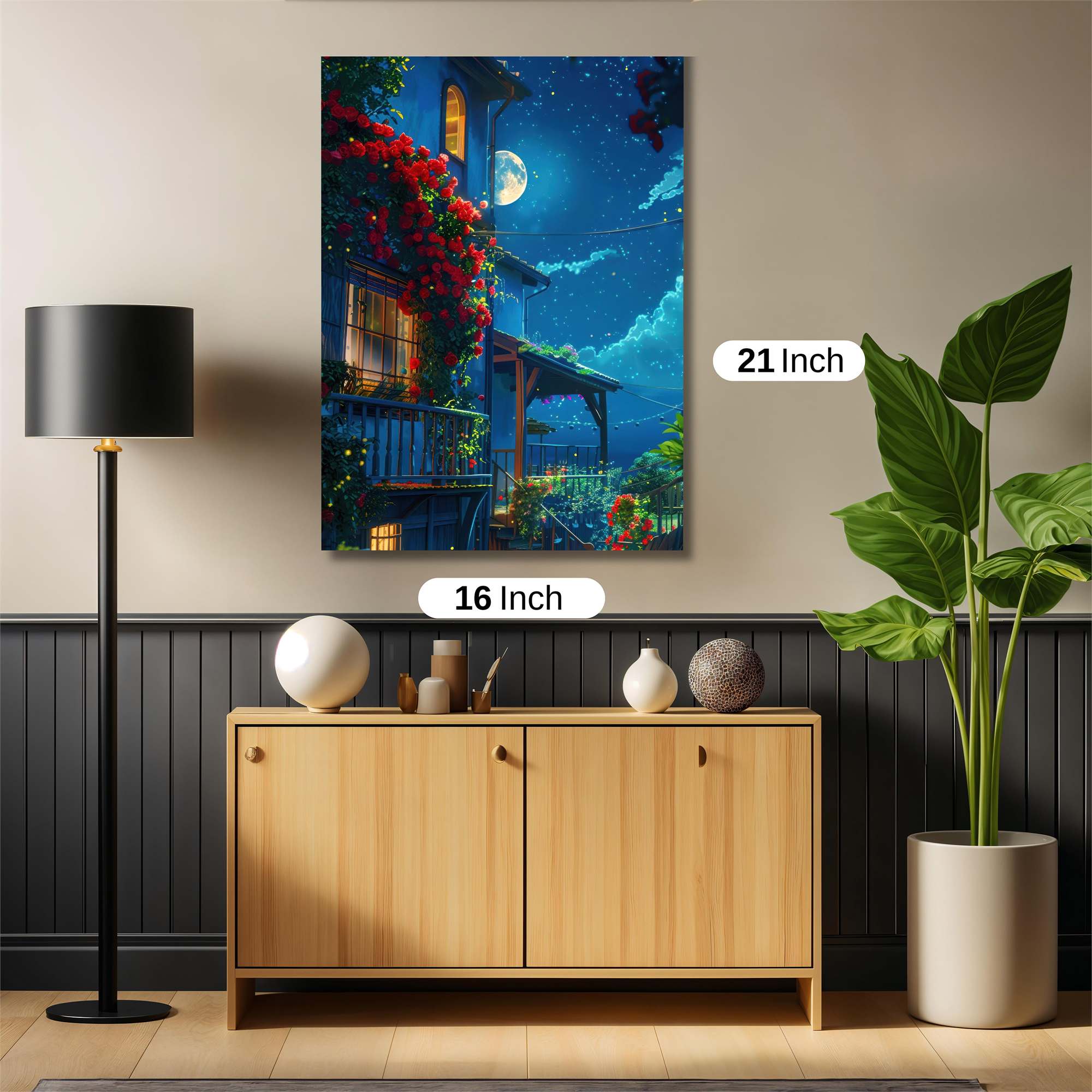 Moonlit Romance Safe Wall Magnetic / M