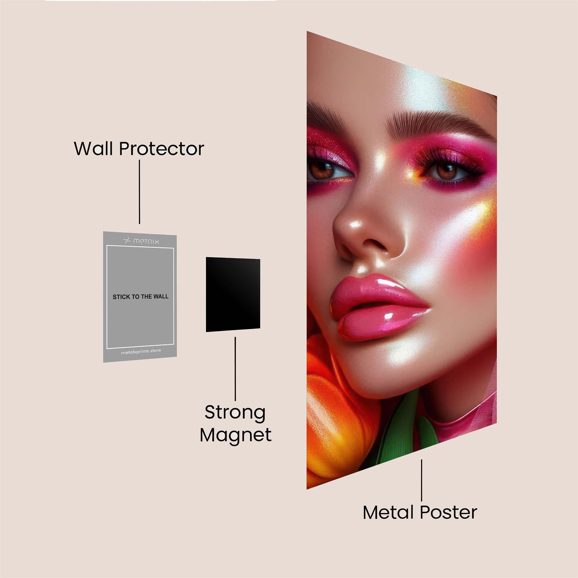 Tulip Radiance Safe Wall Magnetic / M