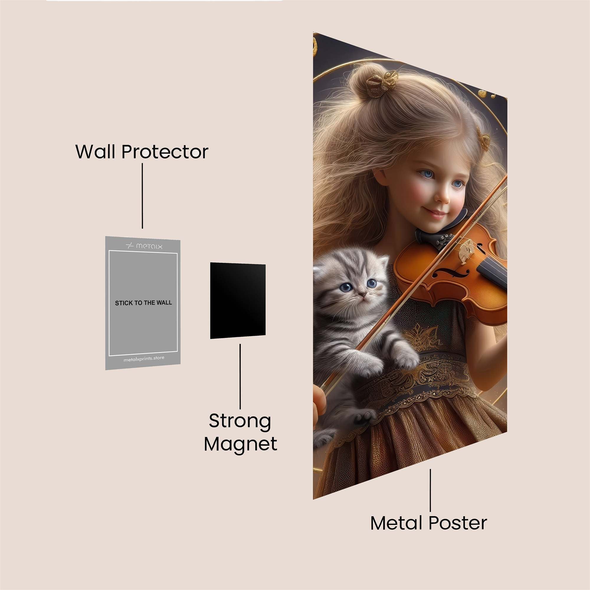Melodic Bliss Safe Wall Magnetic / M