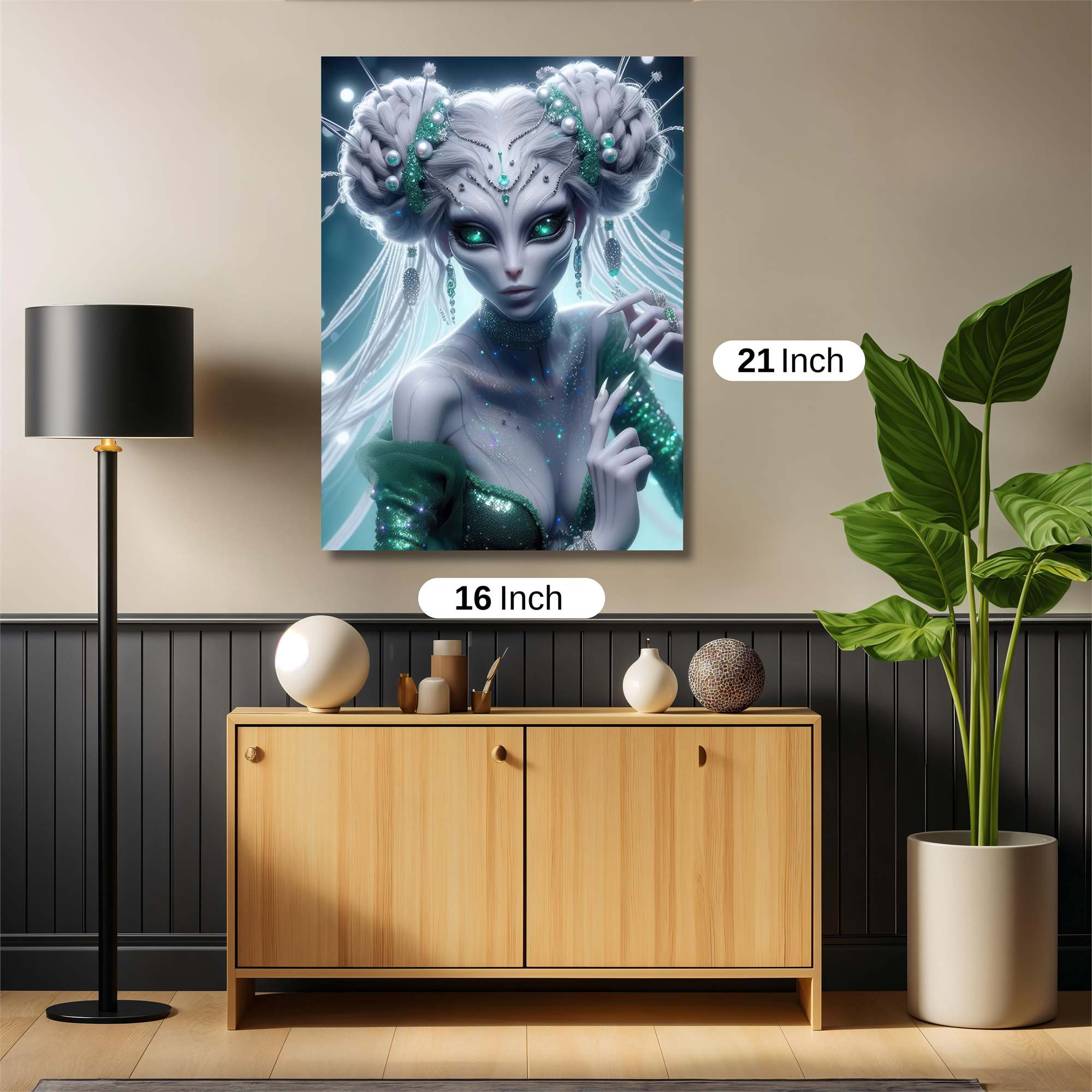 Alien Elegance Safe Wall Magnetic / M