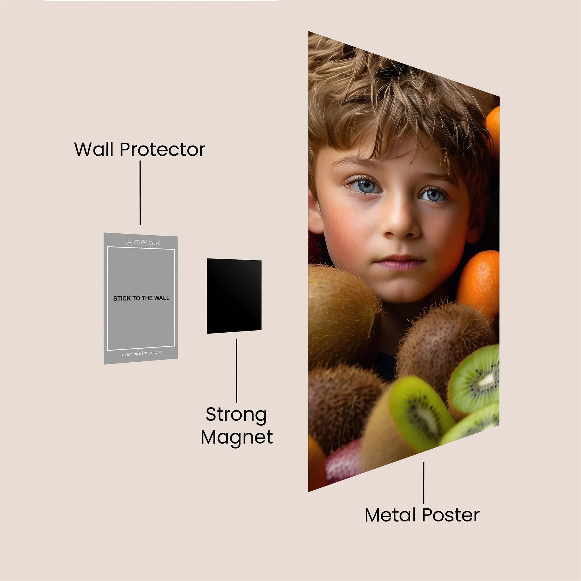 Fruitful Joy Safe Wall Magnetic / M