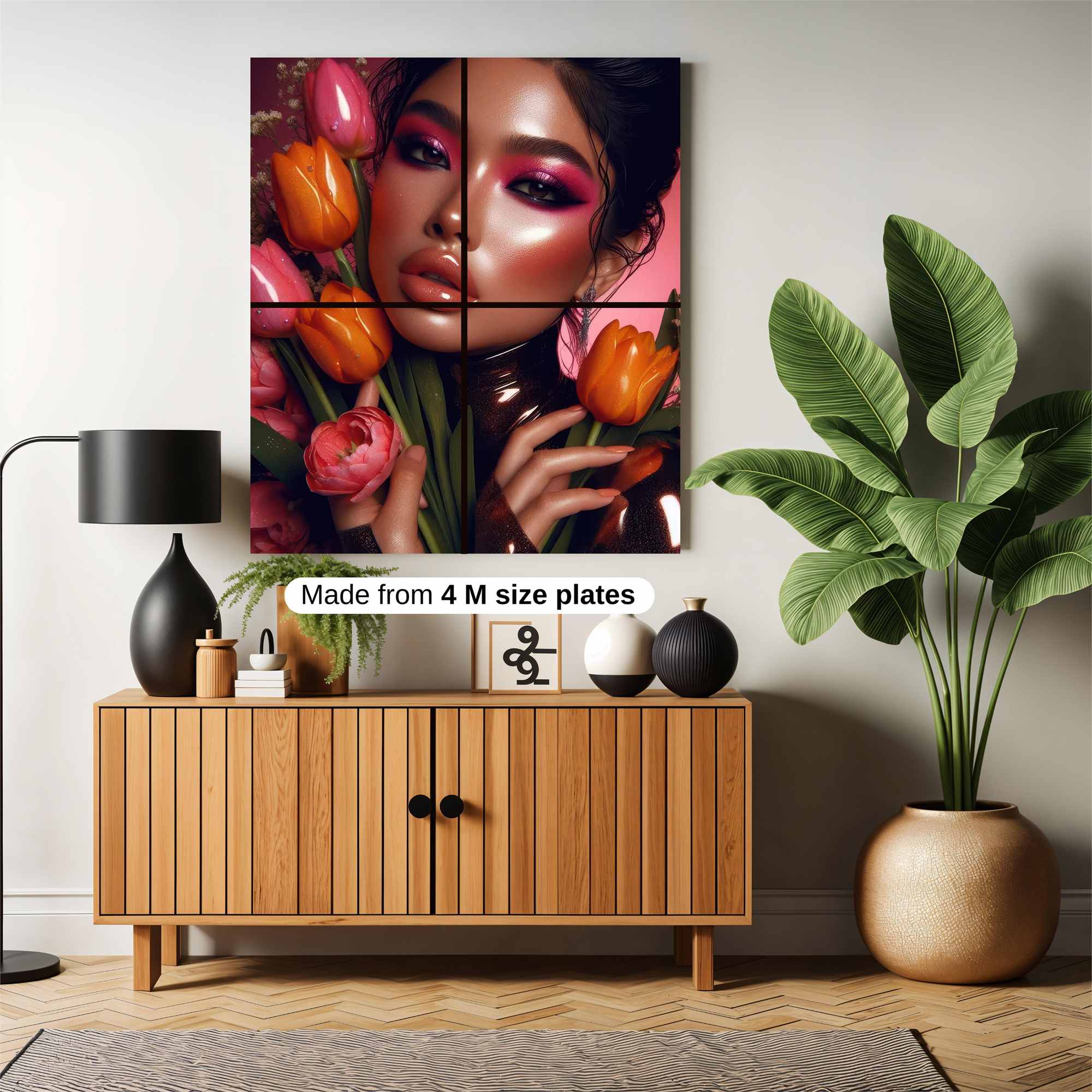 Tulip Tranquility Safe Wall Magnetic / M