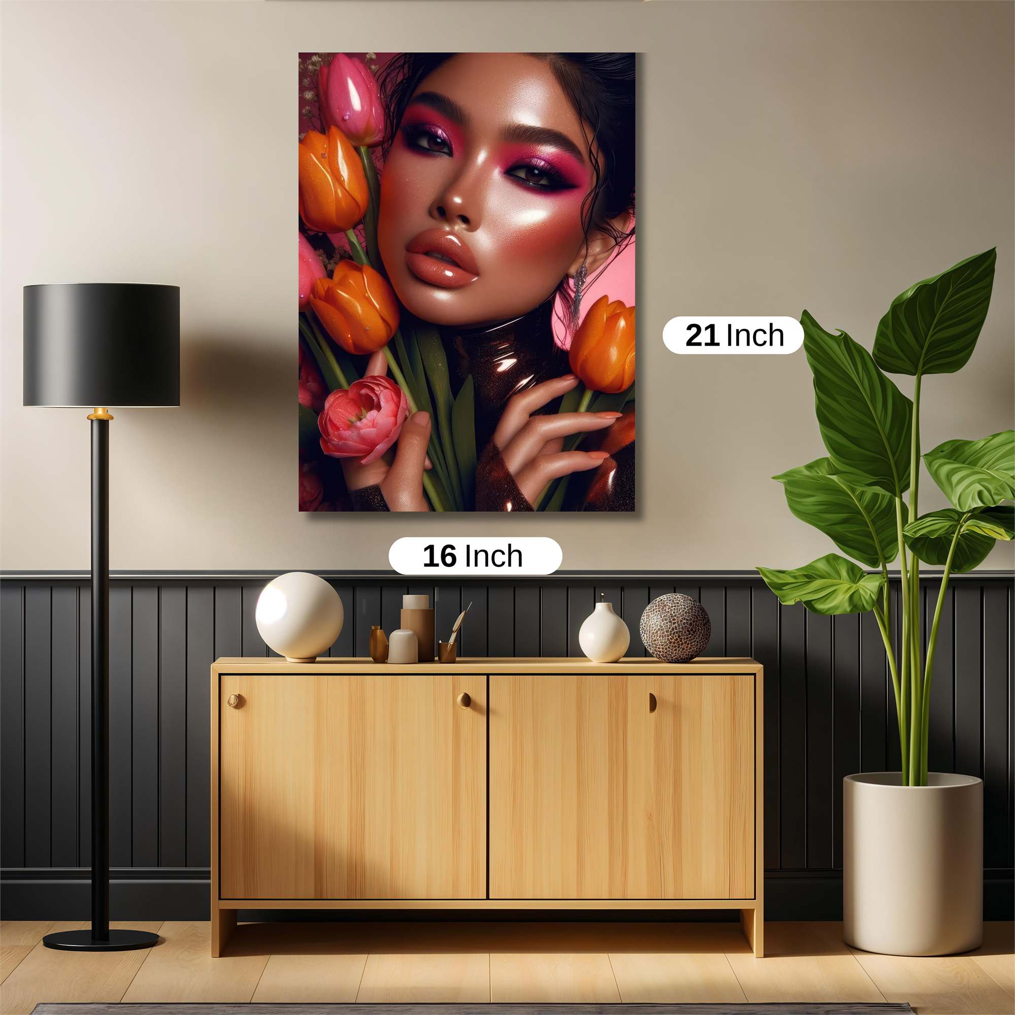 Tulip Tranquility Safe Wall Magnetic / M