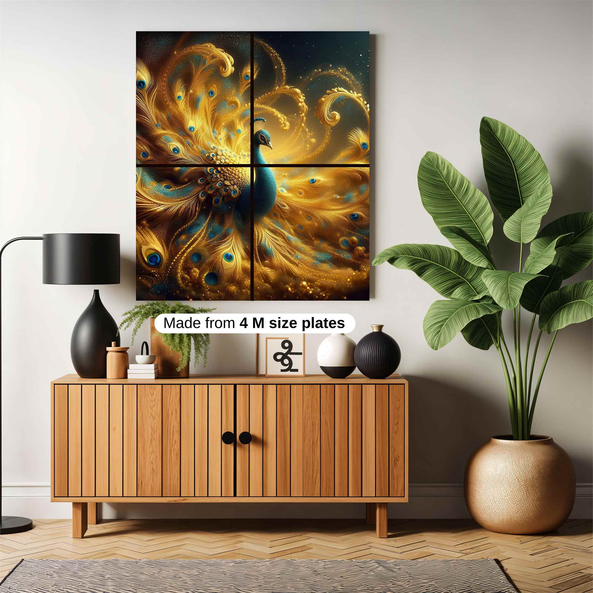 Peacock Radiance Safe Wall Magnetic / M