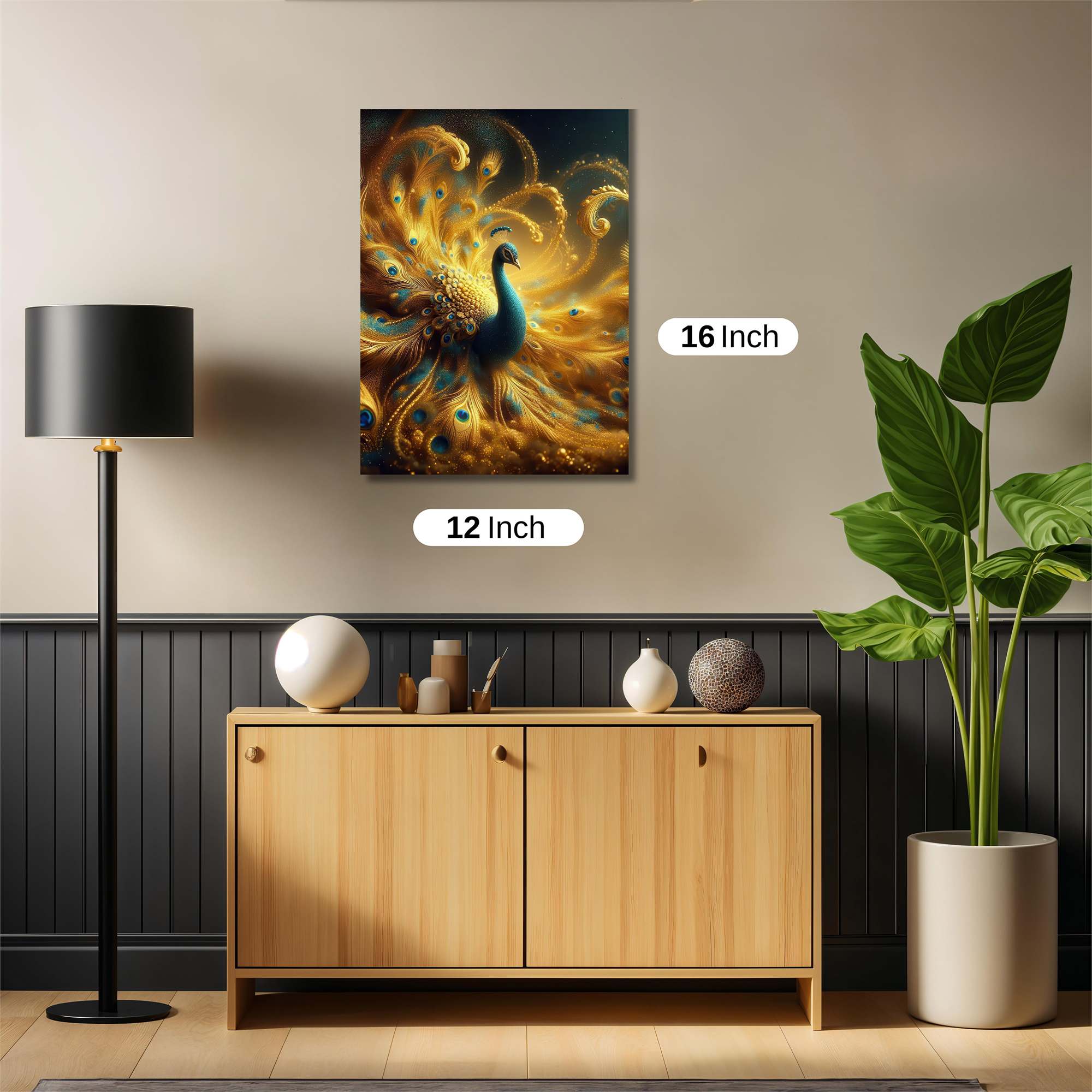 Peacock Radiance Safe Wall Magnetic / M