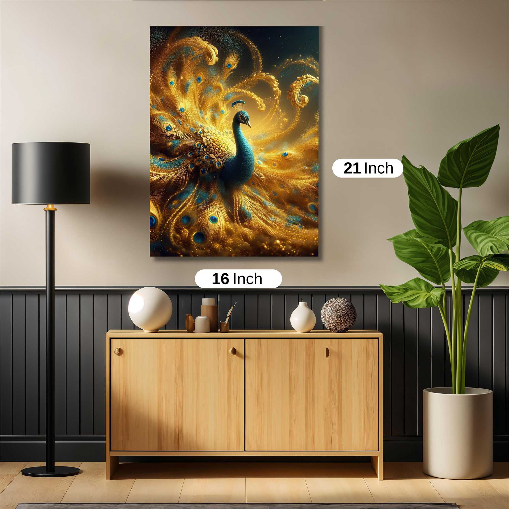 Peacock Radiance Safe Wall Magnetic / M