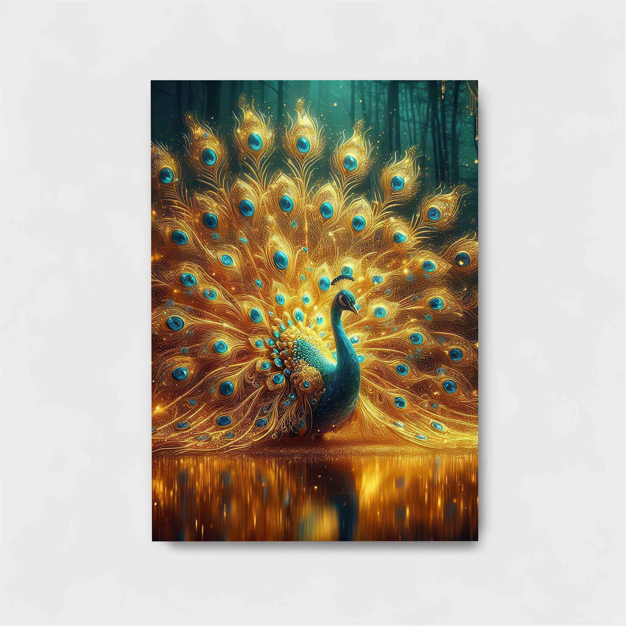 Peacock Radiance Safe Wall Magnetic / M