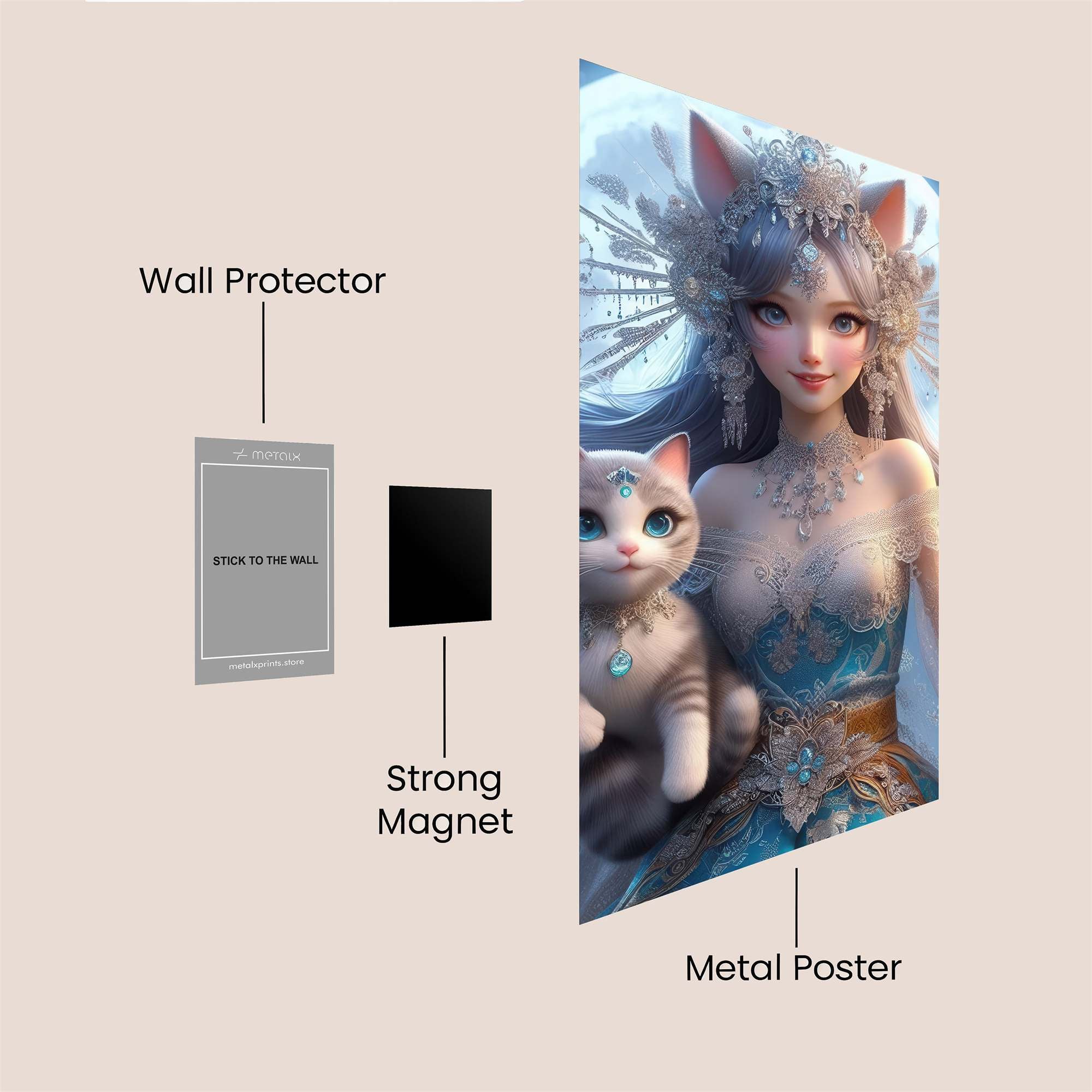 Luna Majesty Safe Wall Magnetic / M