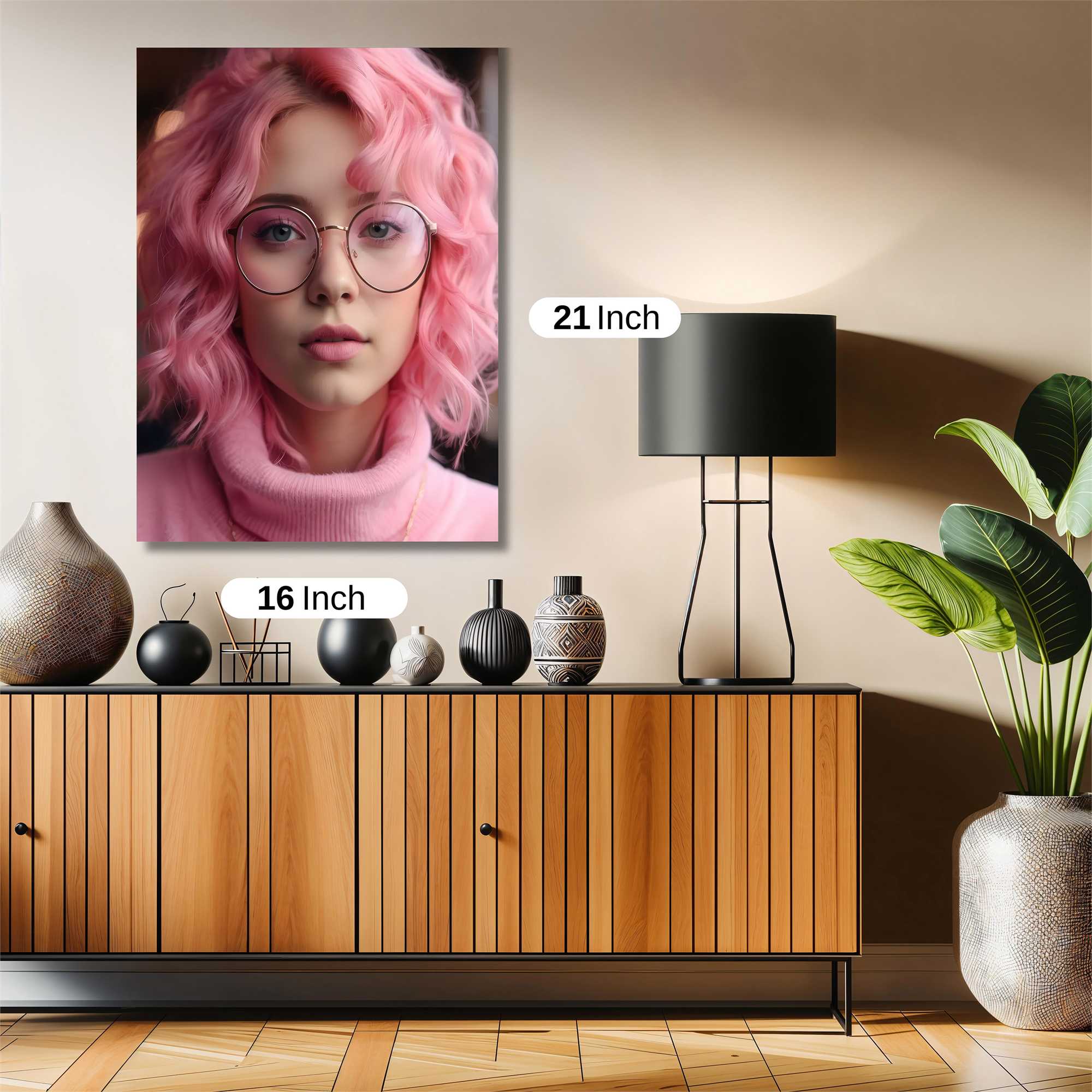 Pink Whimsy Safe Wall Magnetic / M