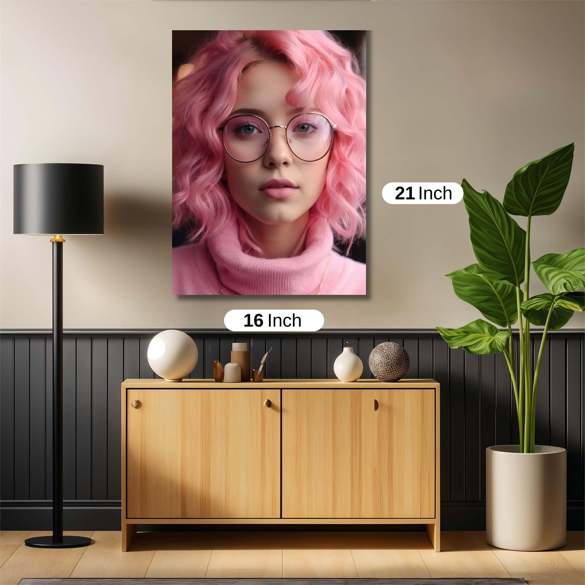 Pink Whimsy Safe Wall Magnetic / M
