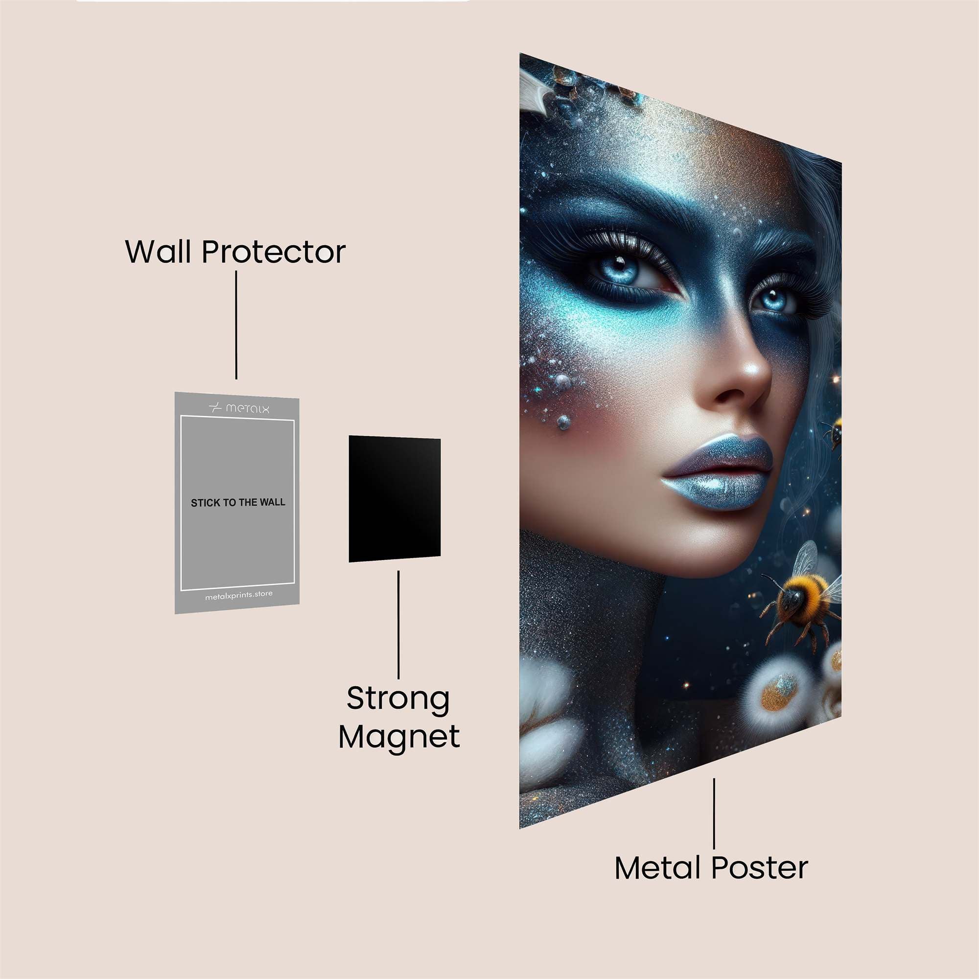 Bee Enchantress Safe Wall Magnetic / M