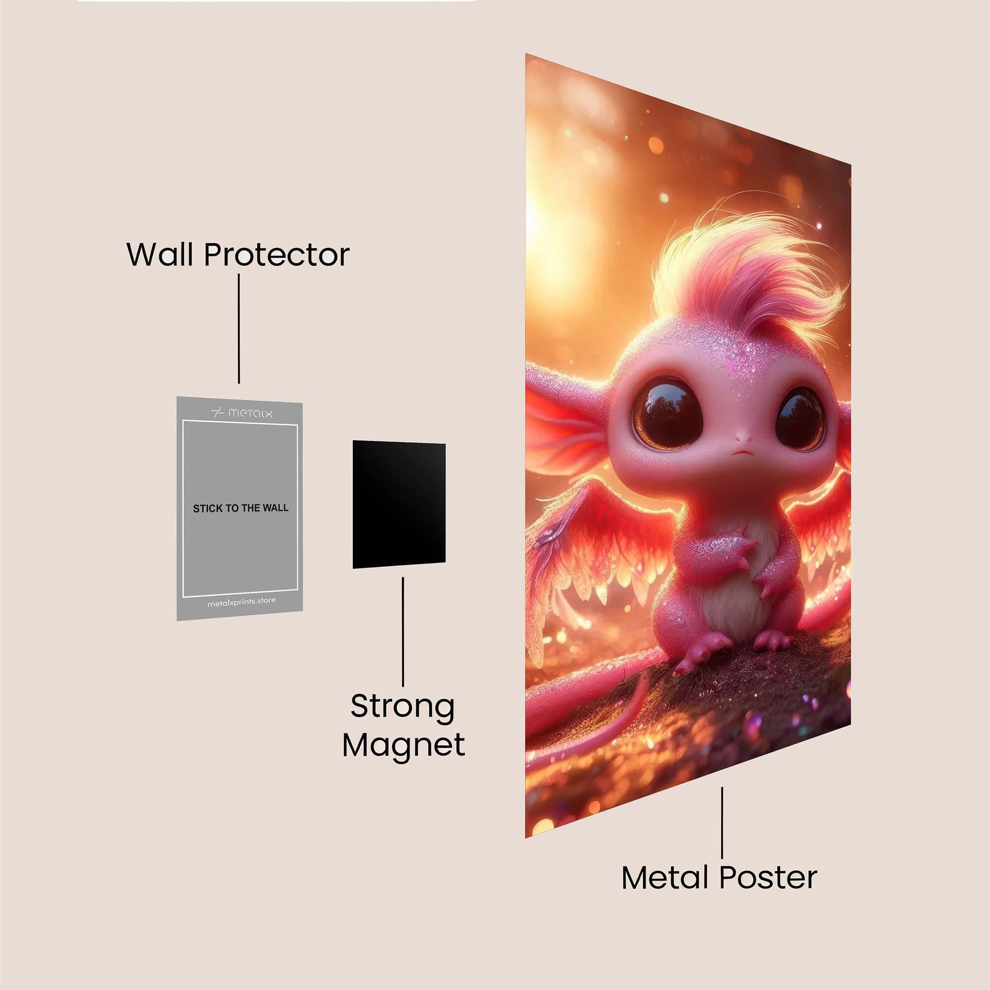 Pixie Dawn Safe Wall Magnetic / M