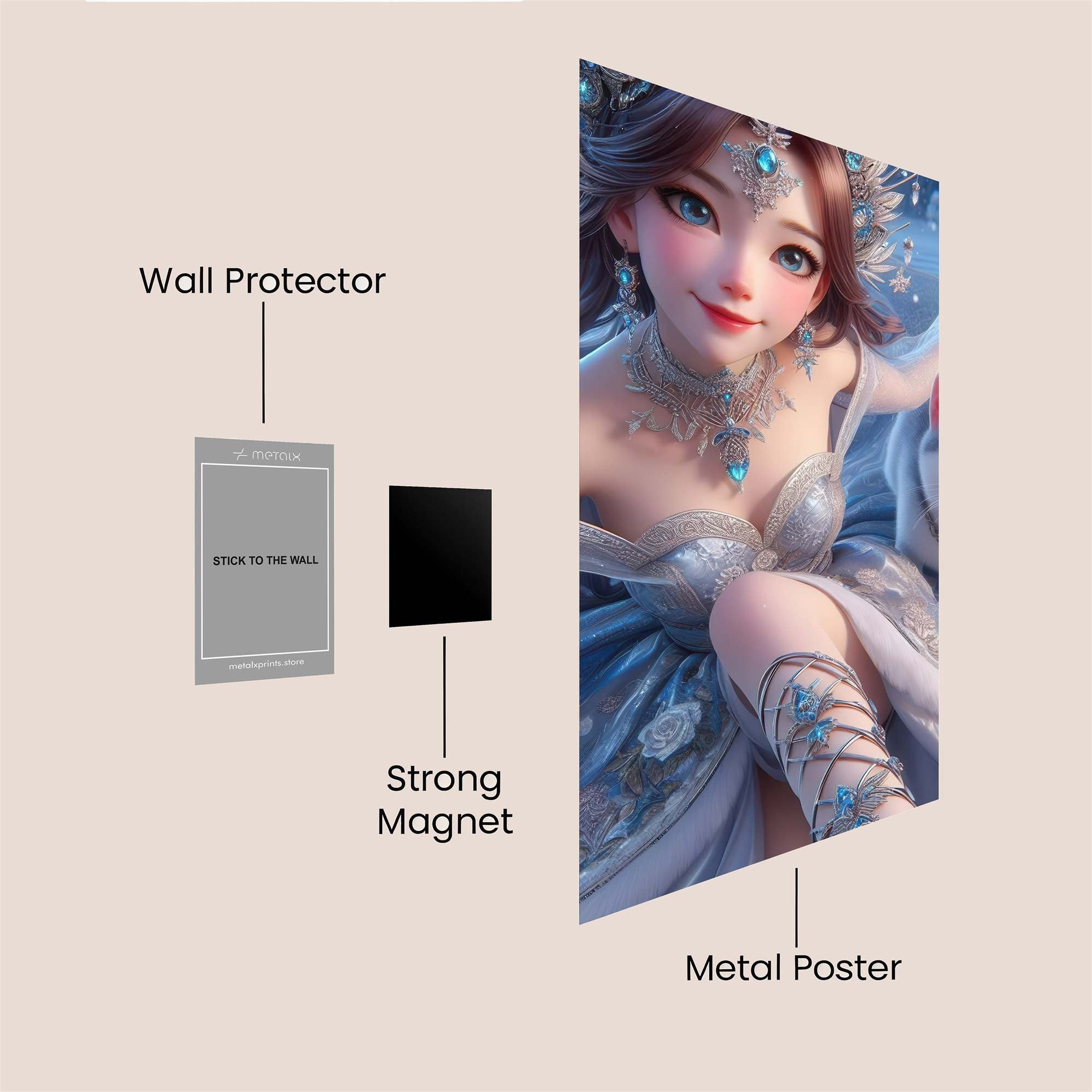 Frost Enchantress Safe Wall Magnetic / M