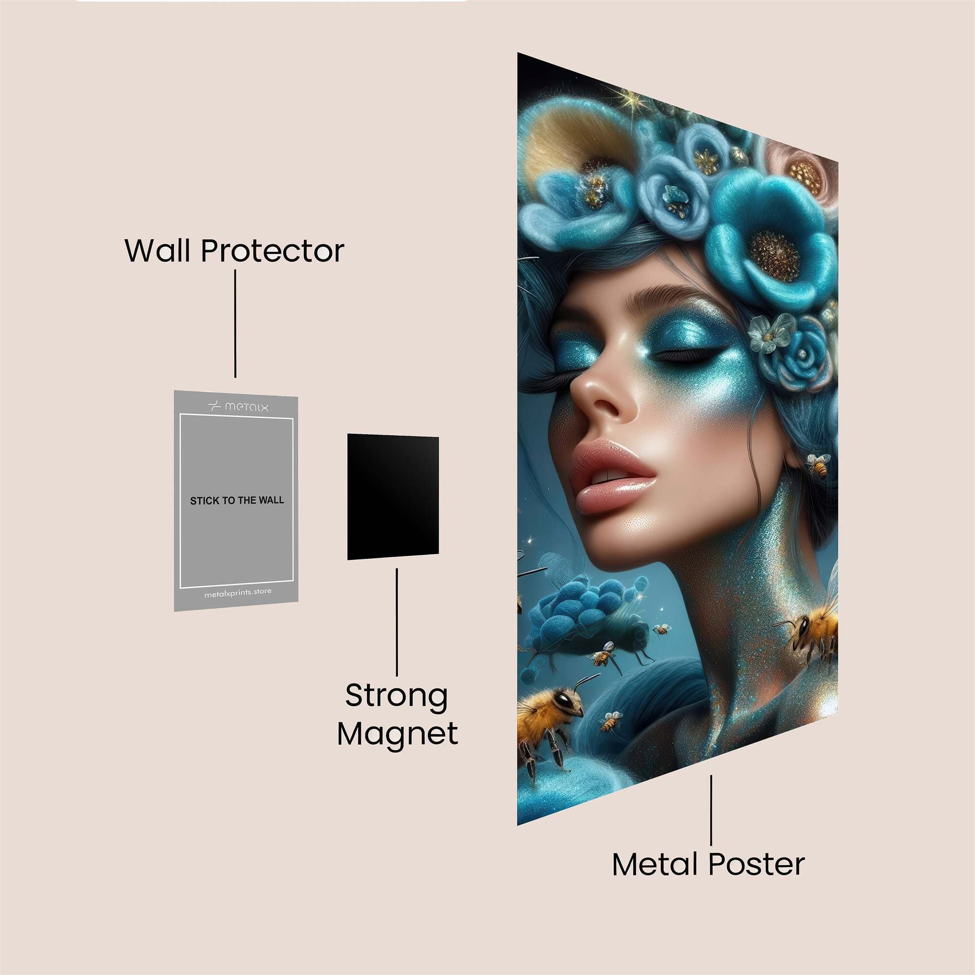 Bee Enchantress Safe Wall Magnetic / M
