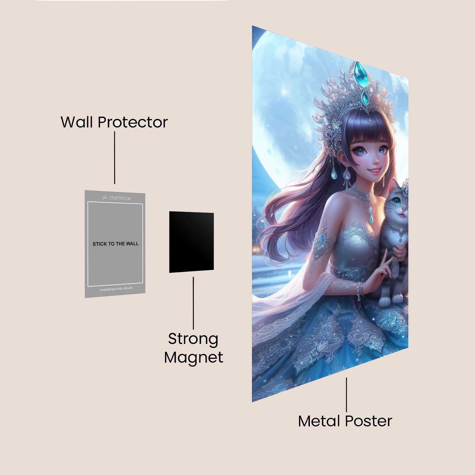 Luna Enchantress Safe Wall Magnetic / M