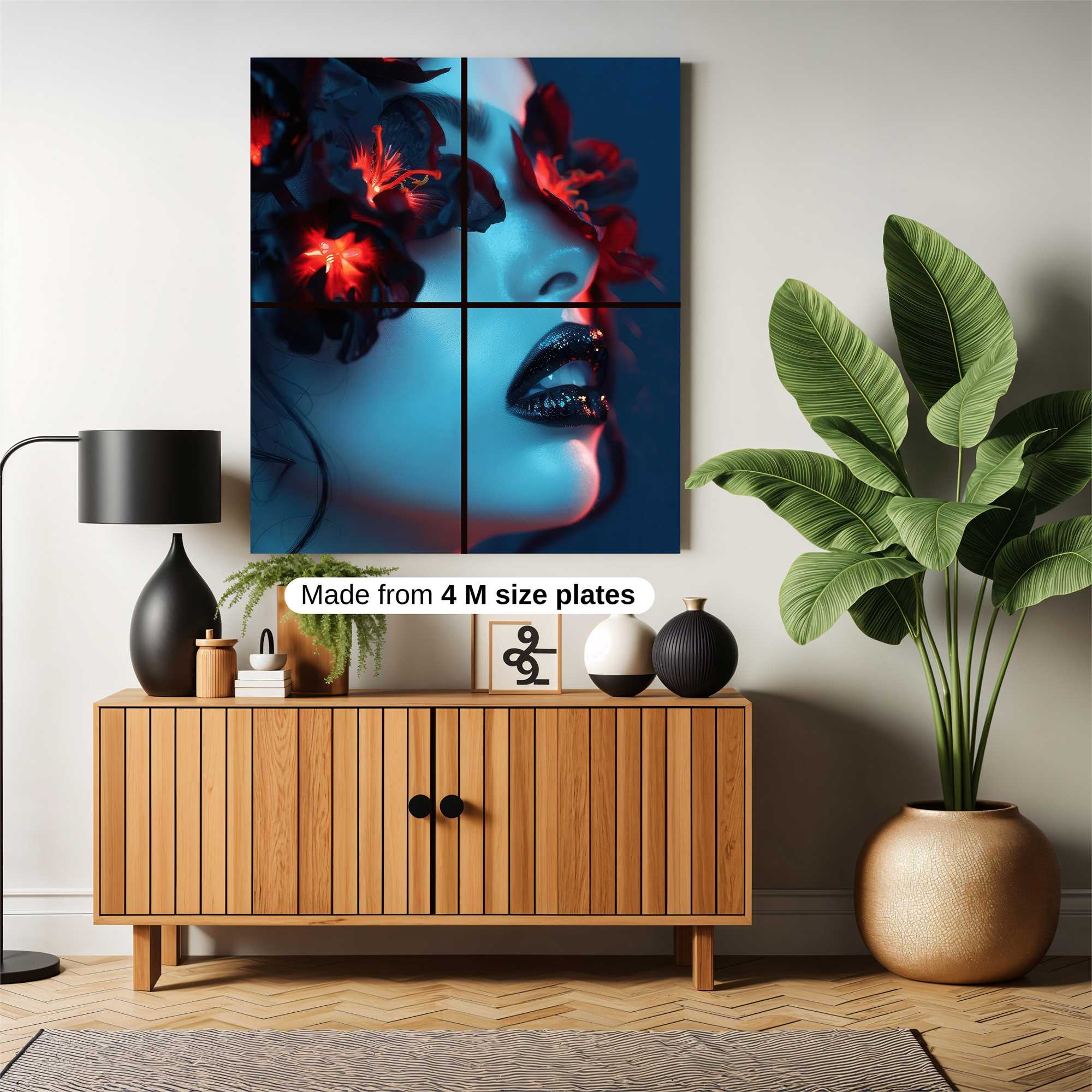 Floral Enigma Safe Wall Magnetic / M