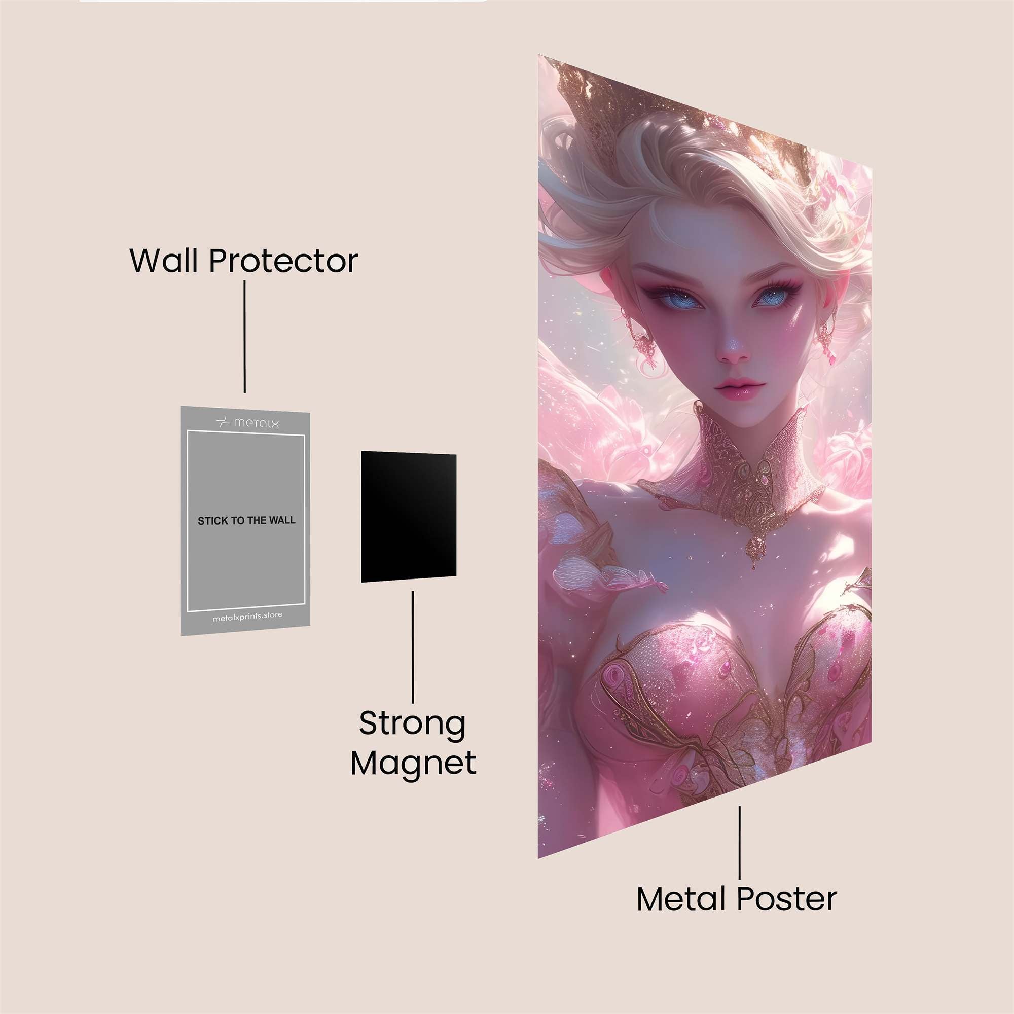 Fairy Enchantment Safe Wall Magnetic / M