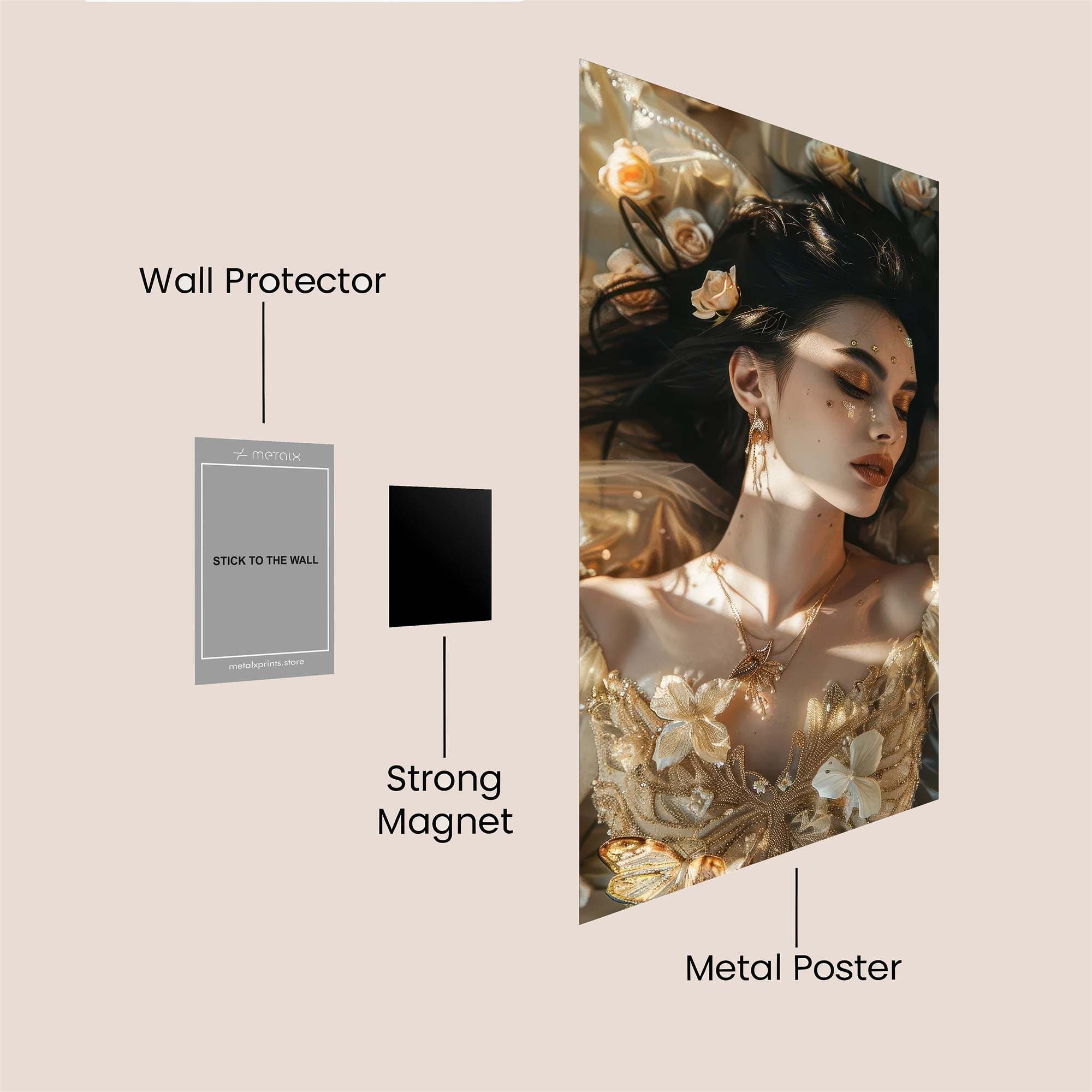 Rose Dream Safe Wall Magnetic / M