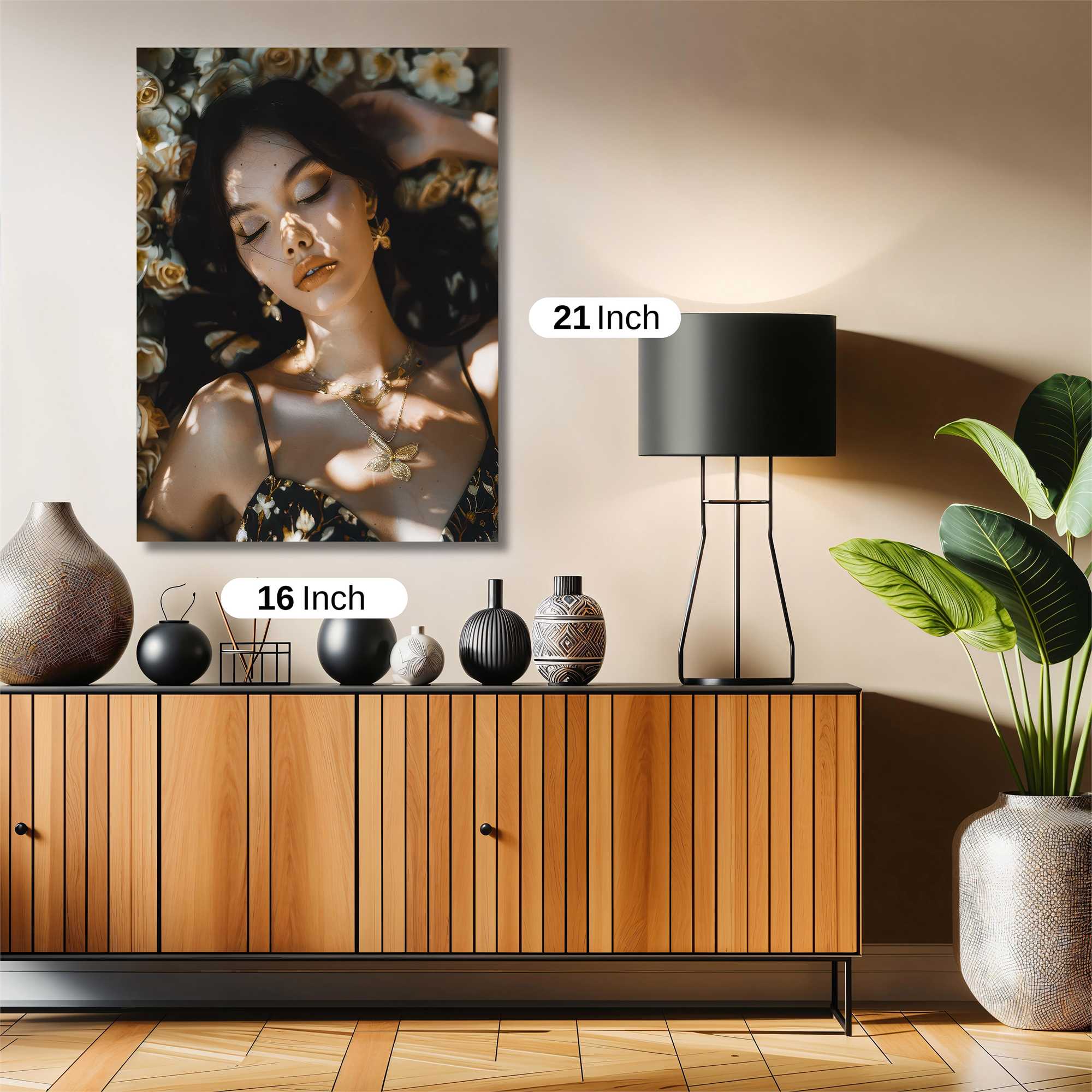 Floral Serenity Safe Wall Magnetic / M