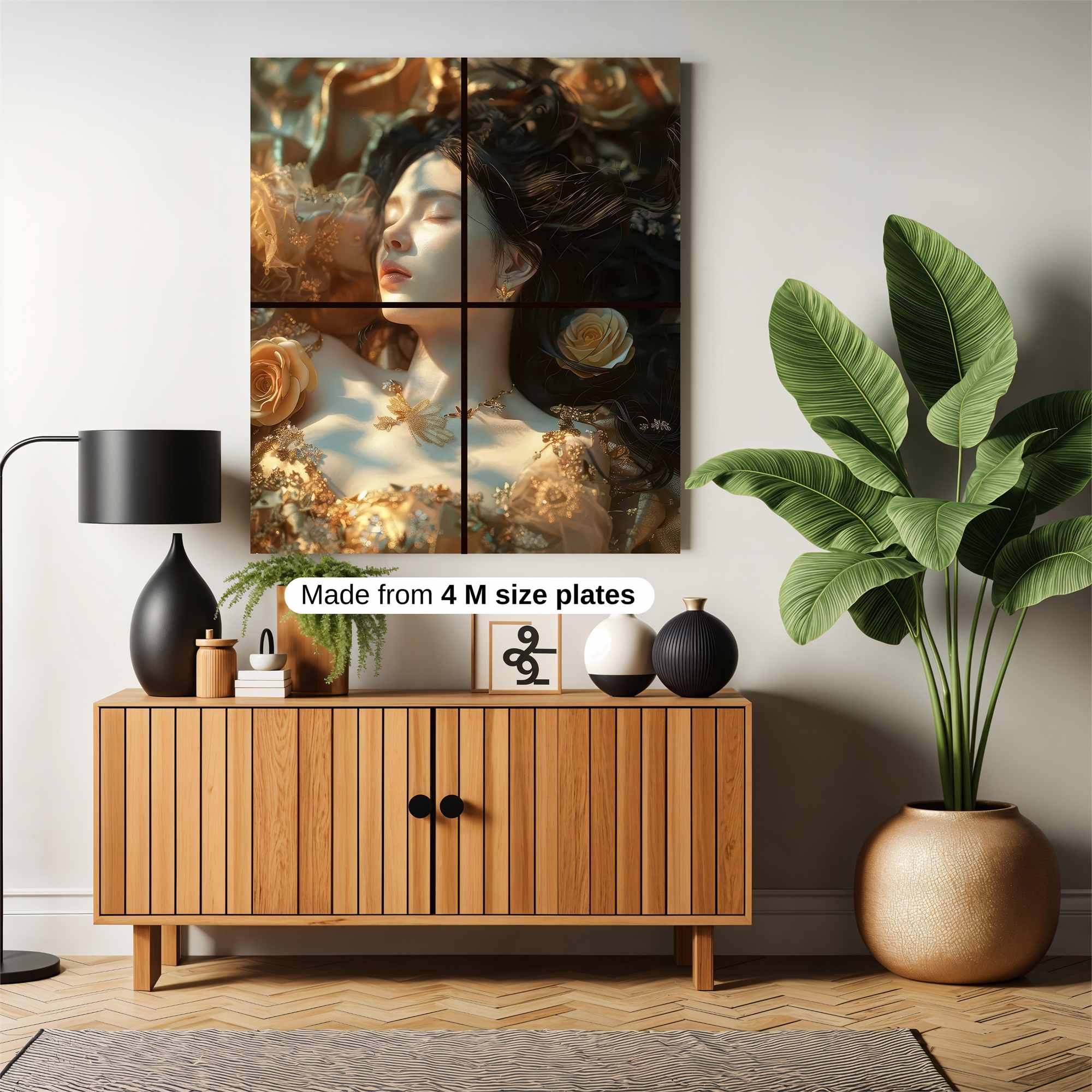 Golden Serenity Safe Wall Magnetic / M