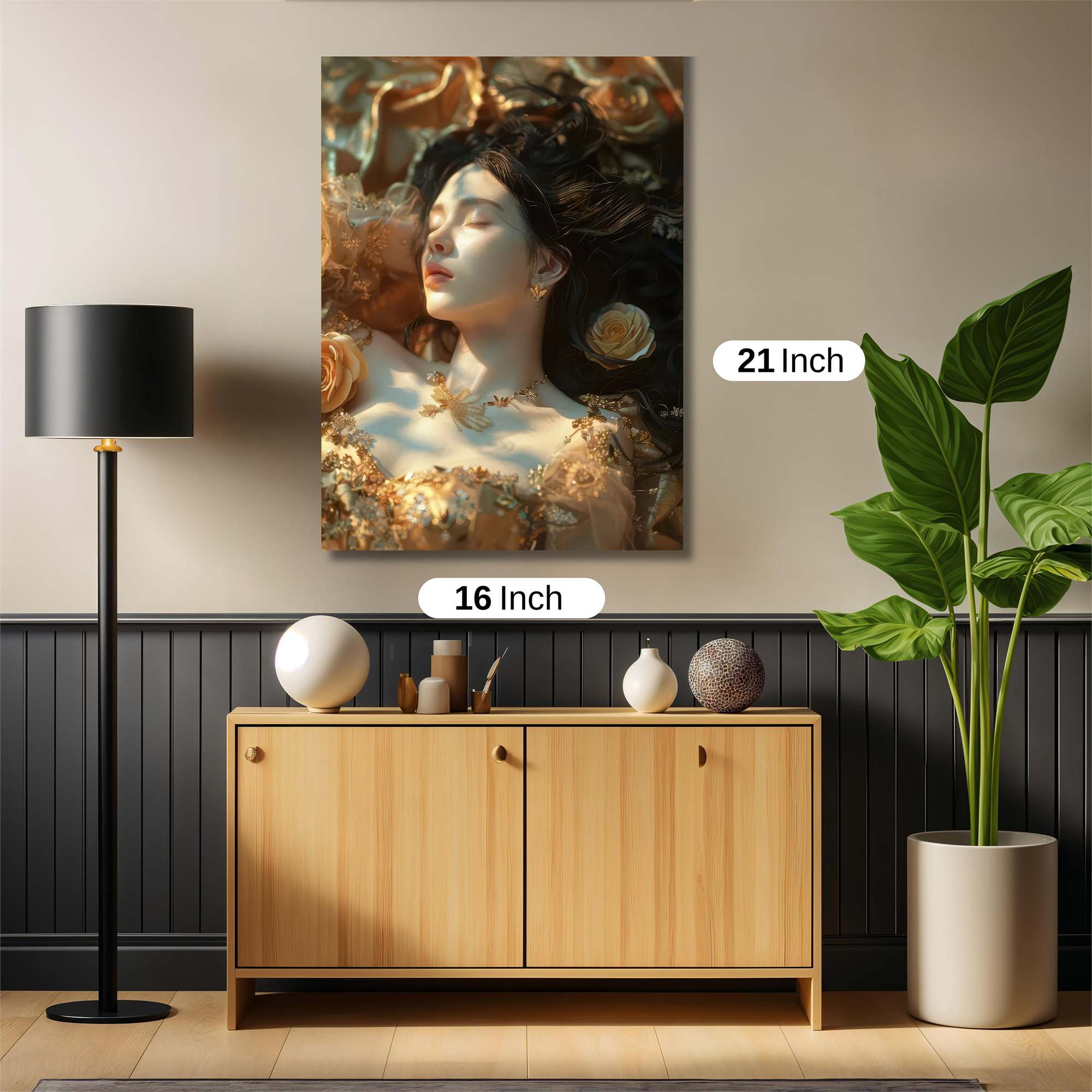 Golden Serenity Safe Wall Magnetic / M
