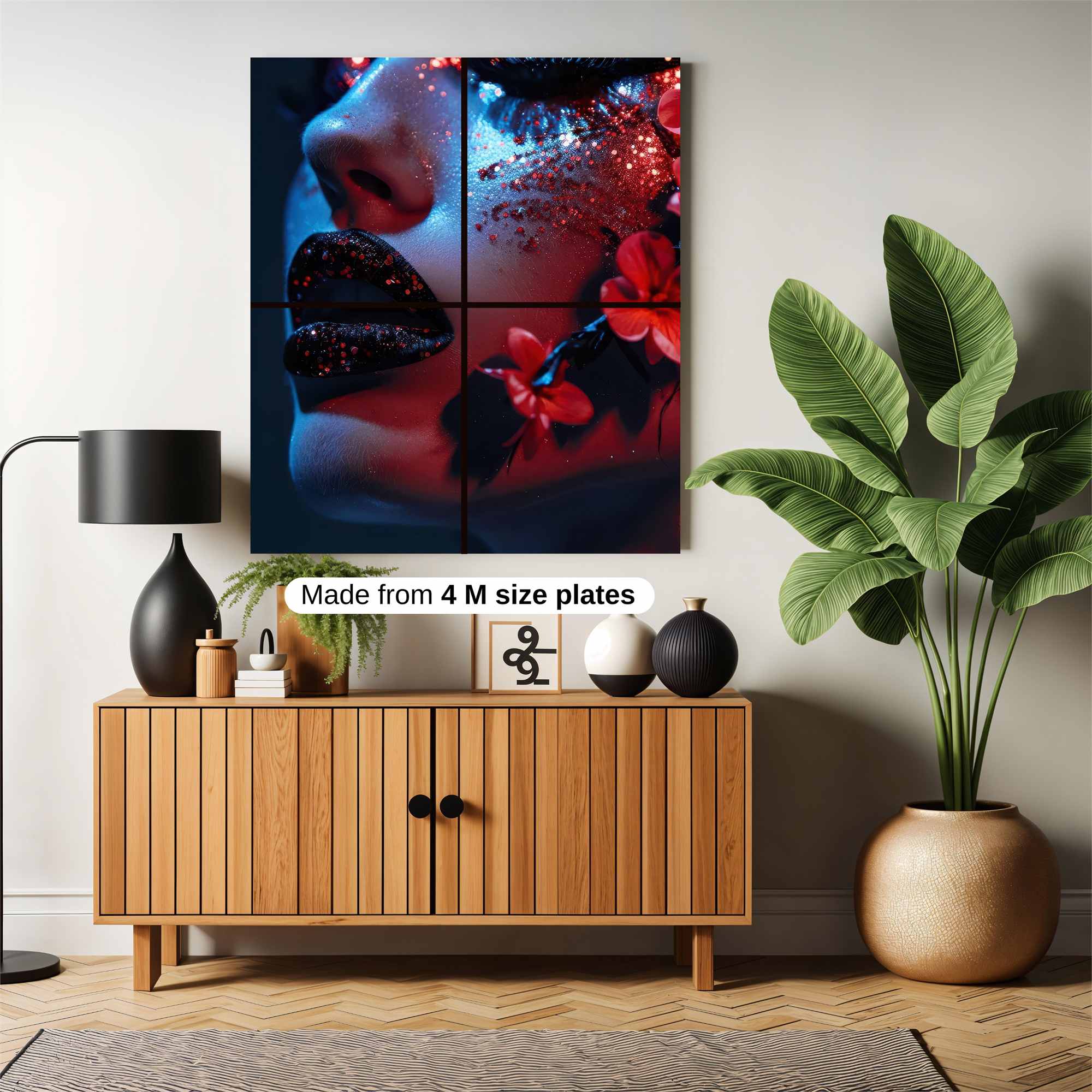 Glitter Enigma Safe Wall Magnetic / M