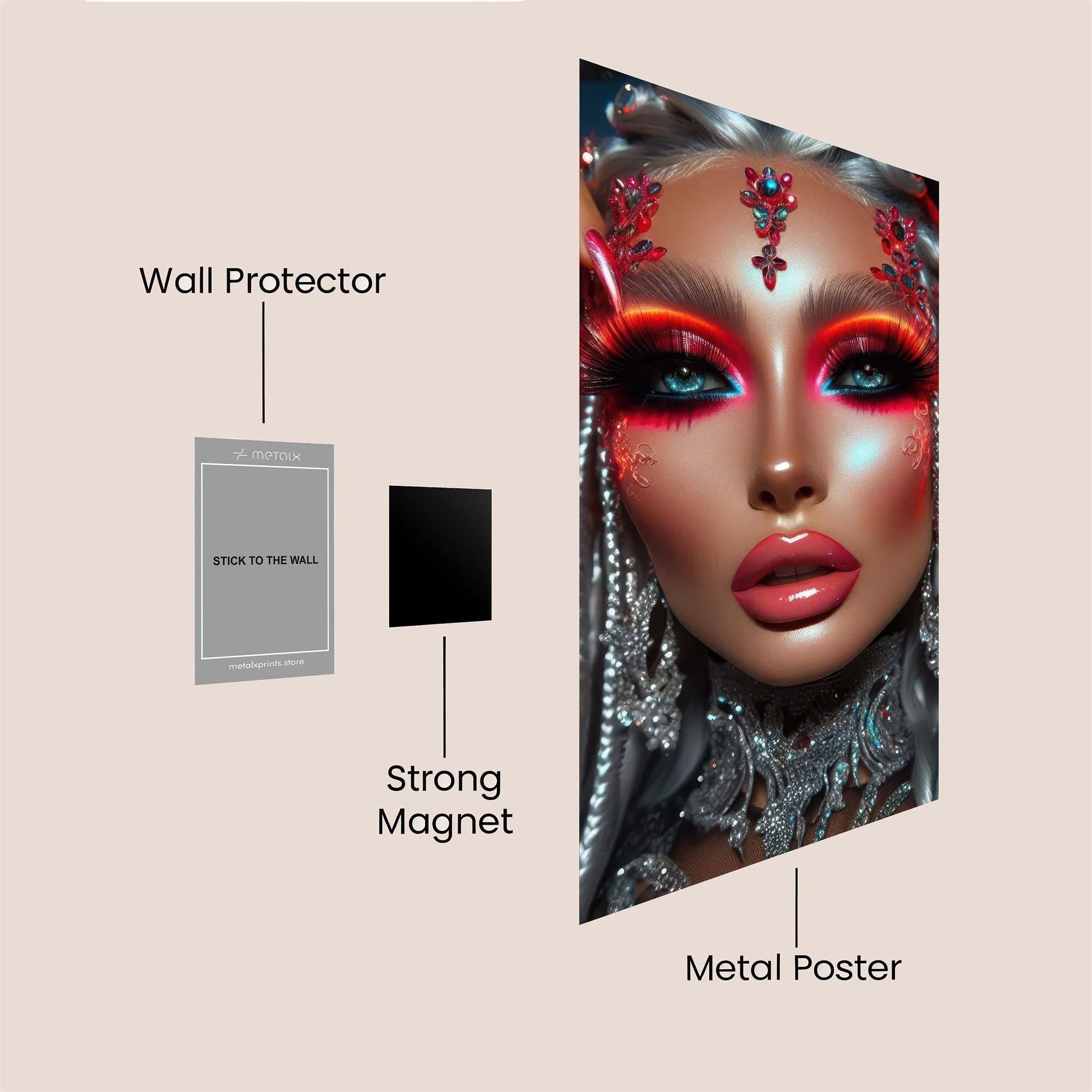 Goddess Radiant Safe Wall Magnetic / M