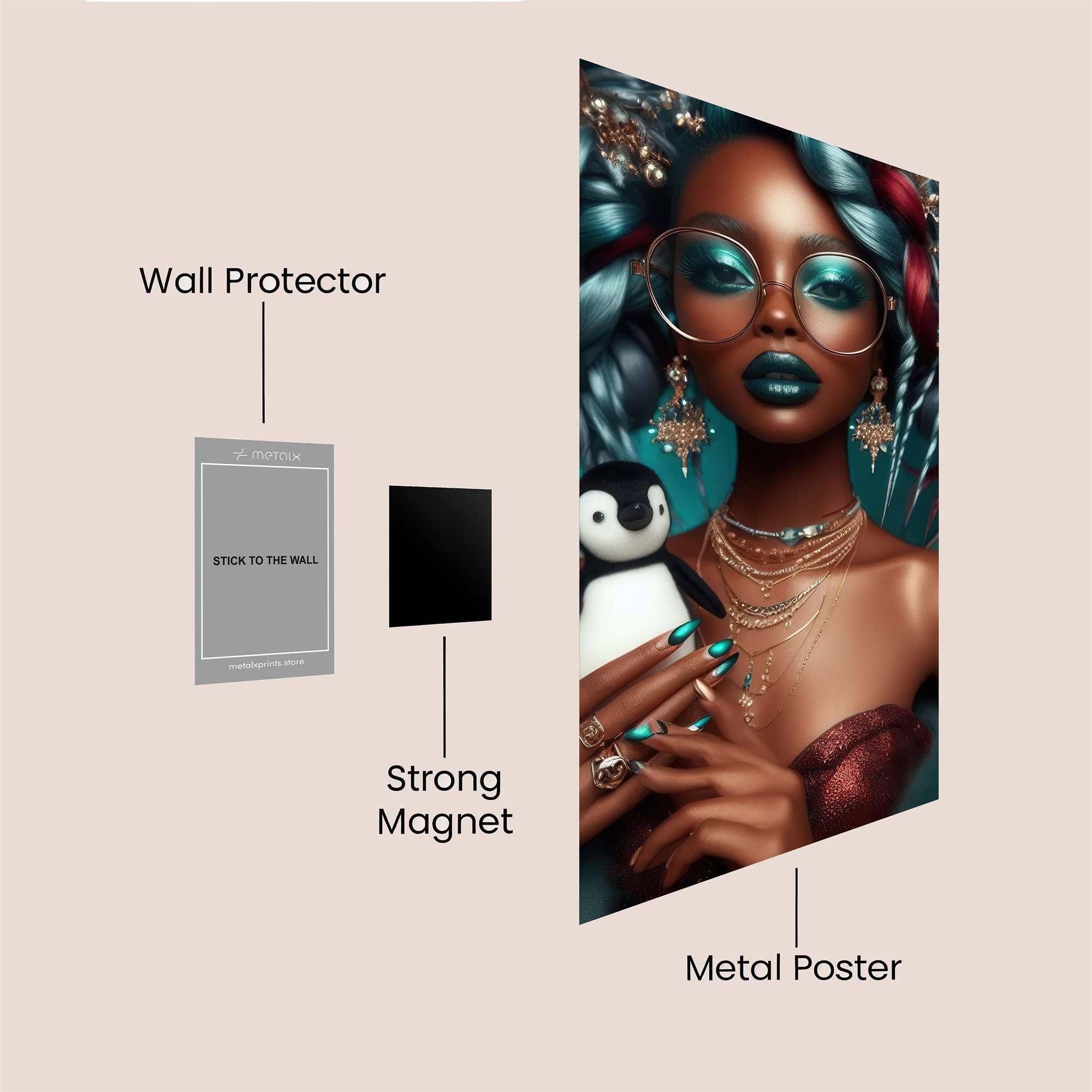 Fairy Enchantment Safe Wall Magnetic / M