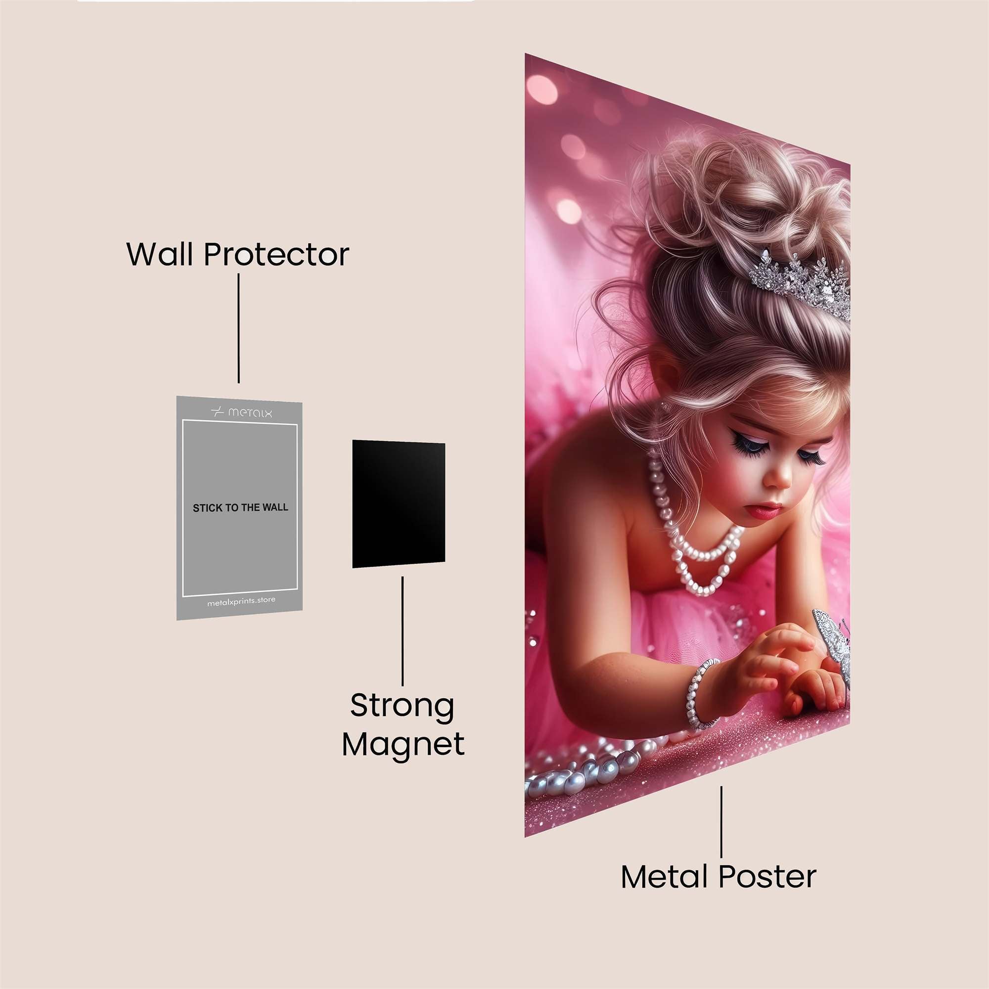 Princess Enchanting Safe Wall Magnetic / M