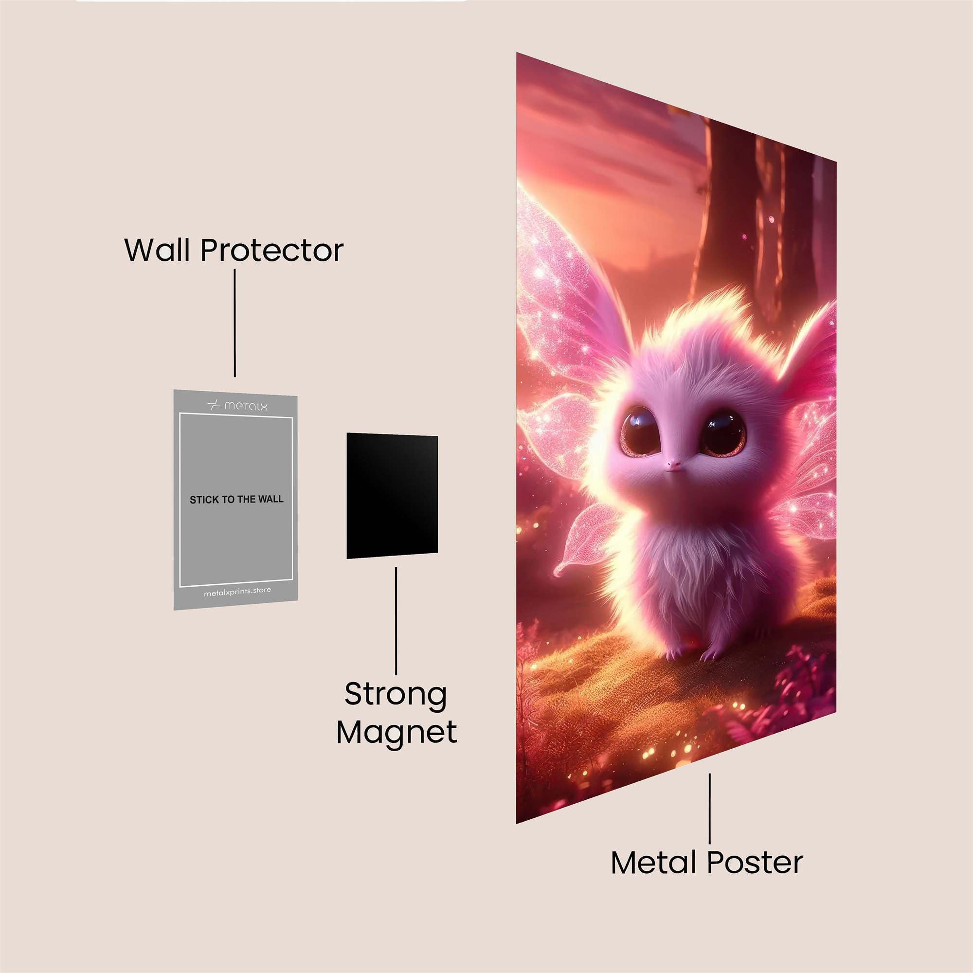 Fairy Twilight Safe Wall Magnetic / M