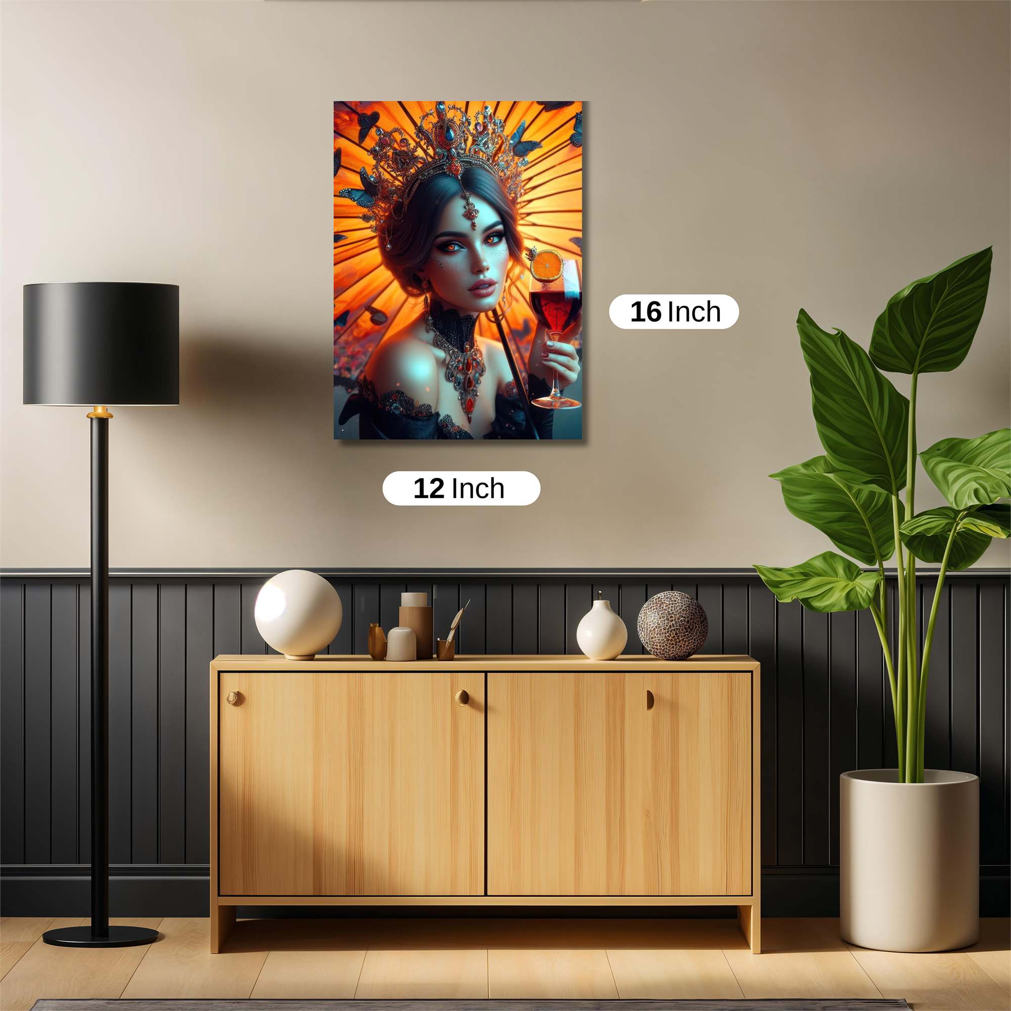 Butterfly Empress Safe Wall Magnetic / M