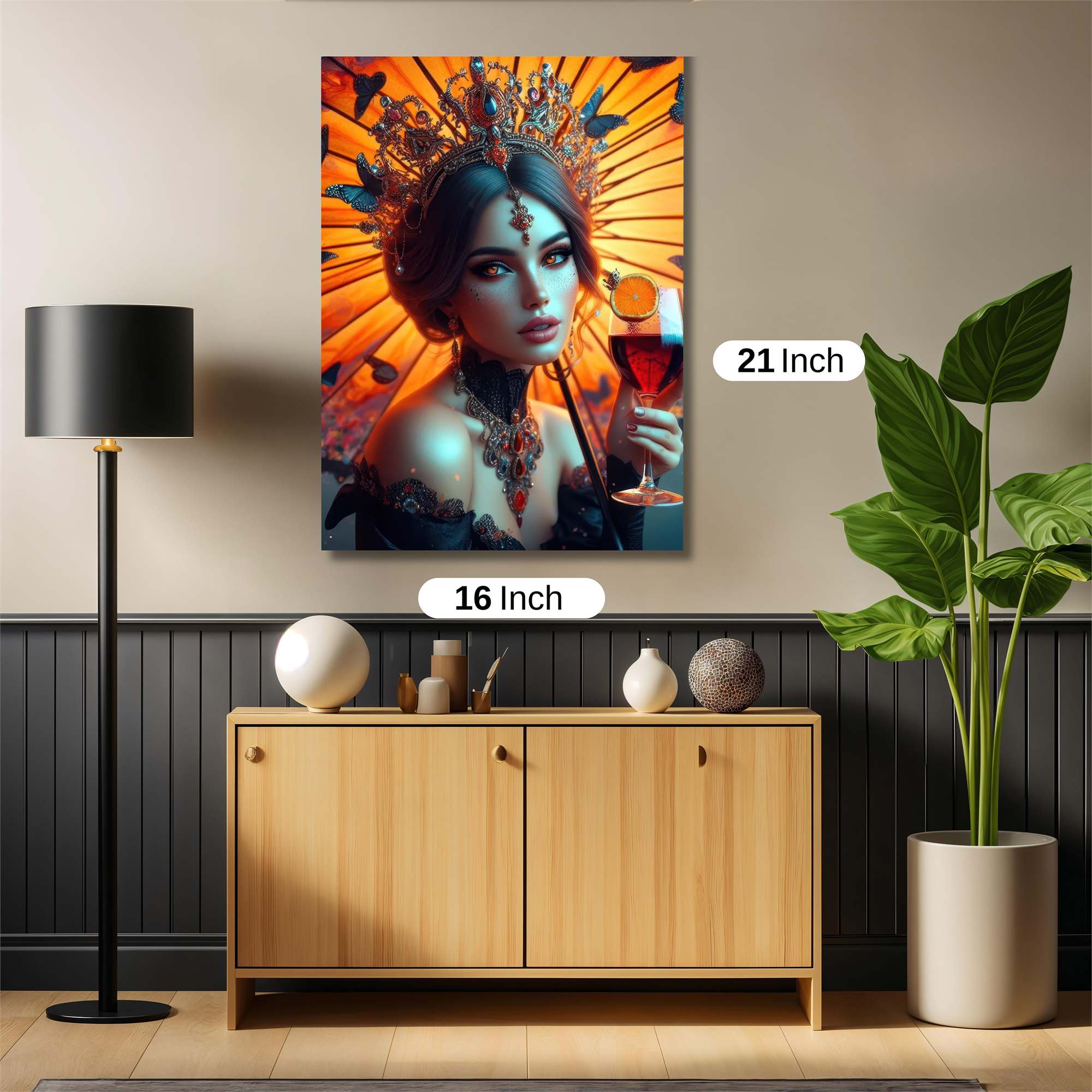 Butterfly Empress Safe Wall Magnetic / M